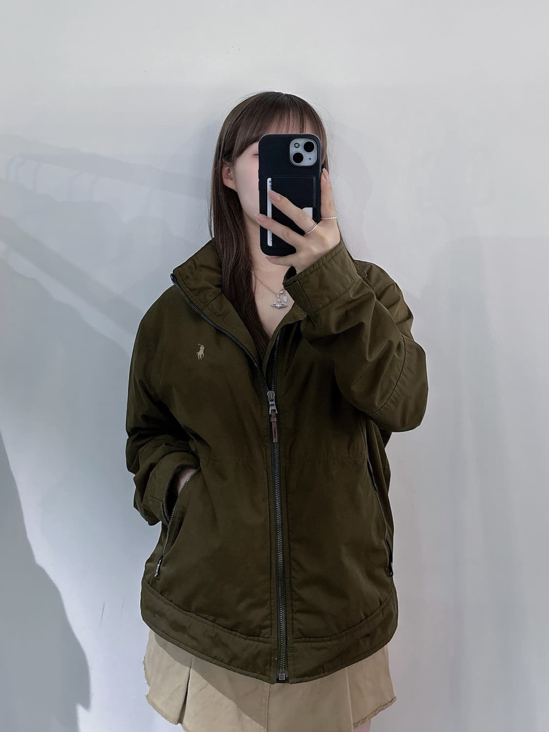 폴로랄프로렌 브라운 포니 폴리쉘 자켓 상품이미지2