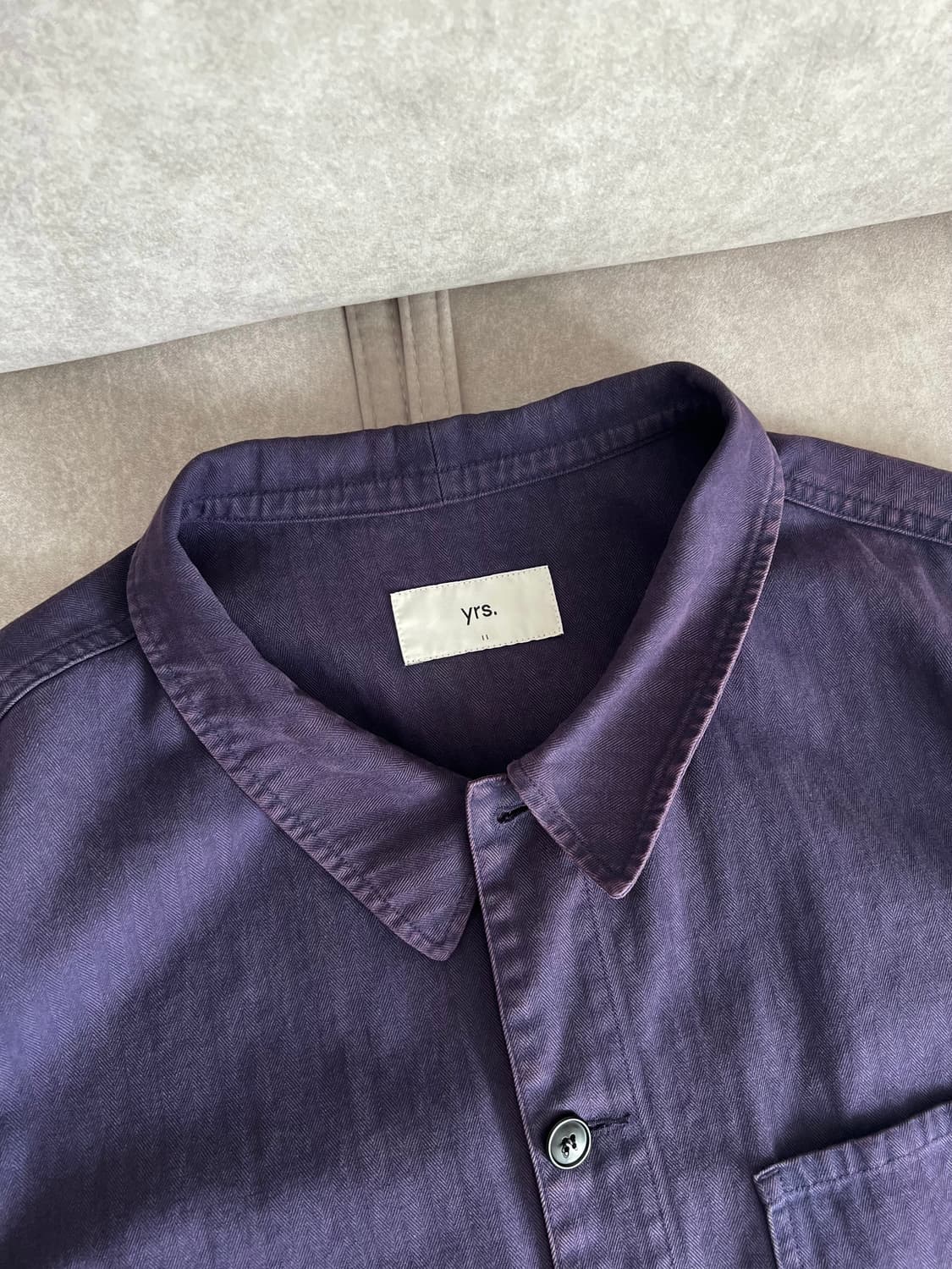 이얼즈어고 프렌치 워크 자켓 퍼플 상품이미지4