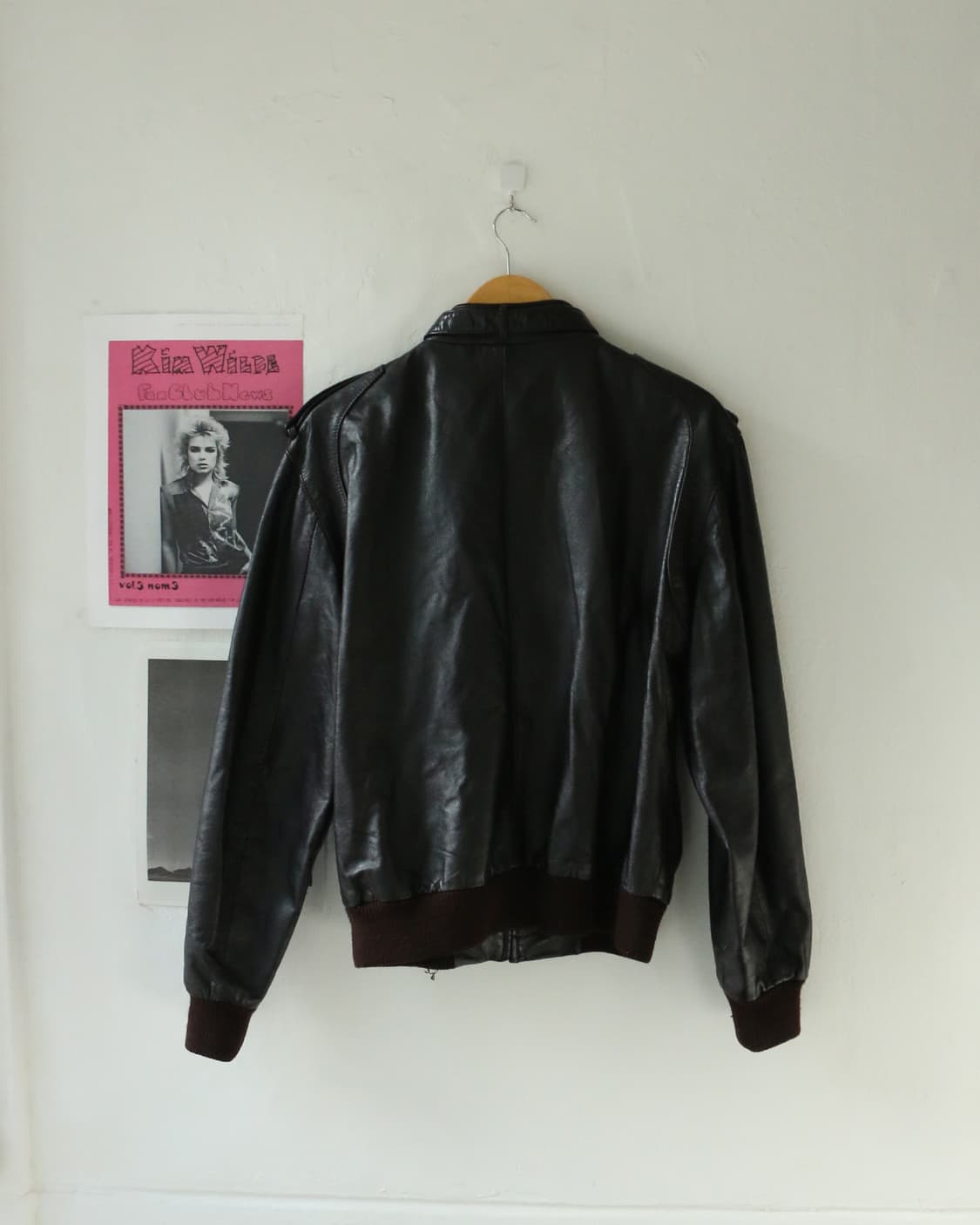 Members only 레더 봄버 자켓 상품이미지7