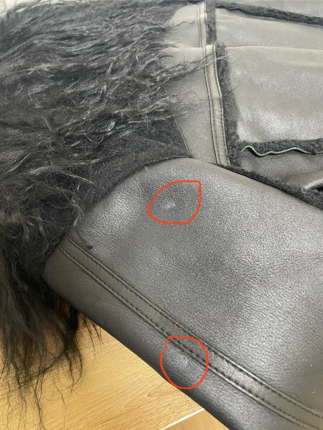 SJYP 스티브제이앤요니피 양가죽 무스탕 상품이미지7