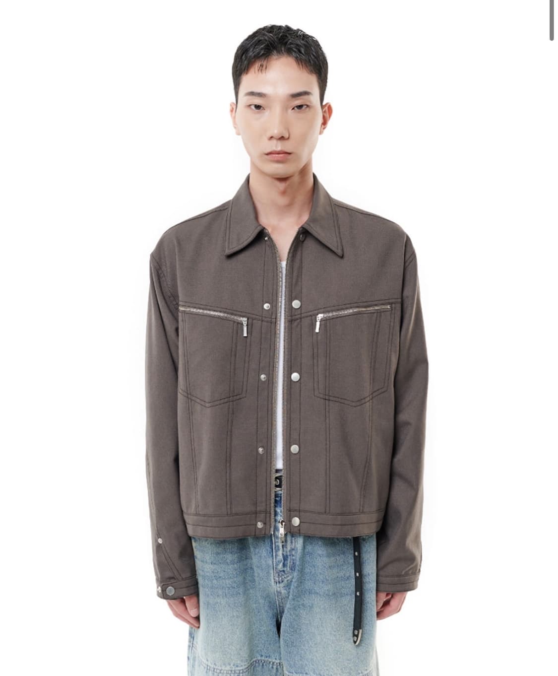 비슬로우 트러커 자켓 Xl 브라운 상품이미지1