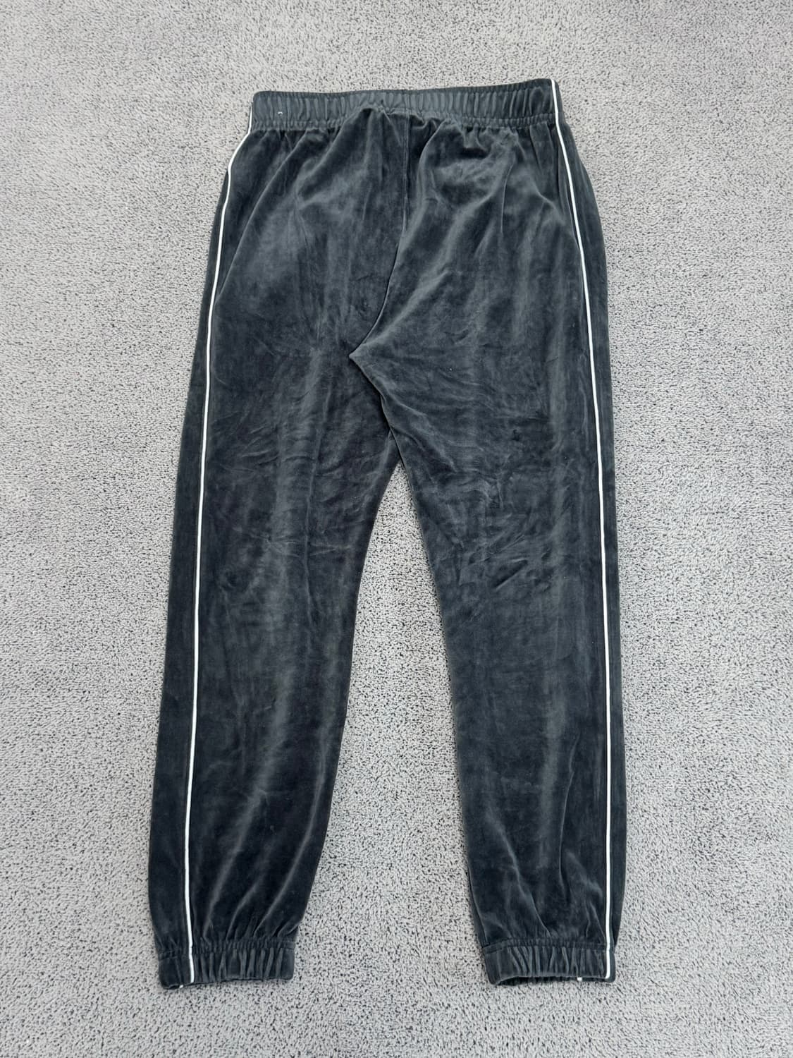 (M) 나이키 벨루어 파이핑 조거 팬츠 블랙 상품이미지3