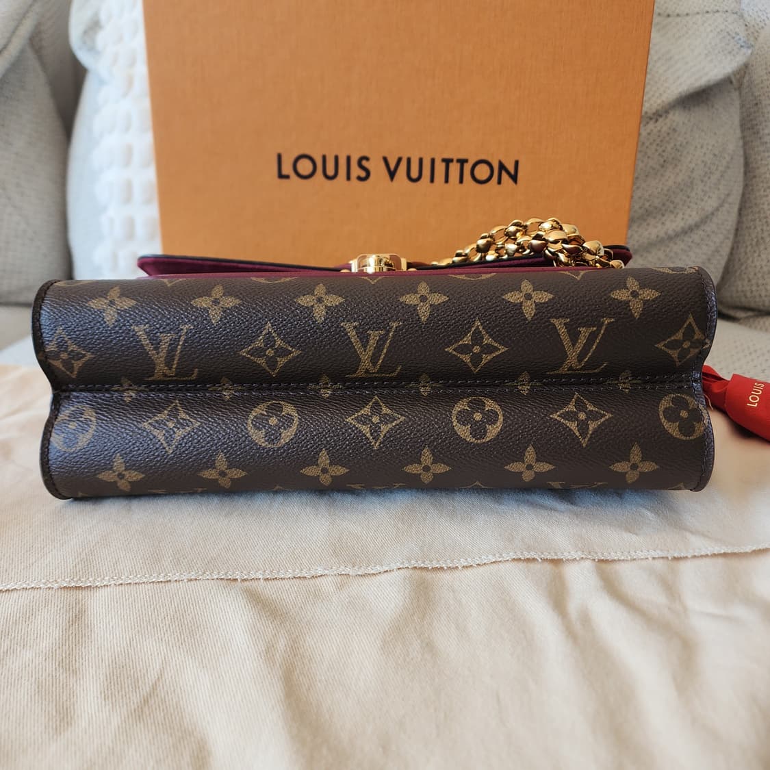 초민트급 루이비통 모노그램 빅투아 체인 숄더백 M41732 상품이미지8