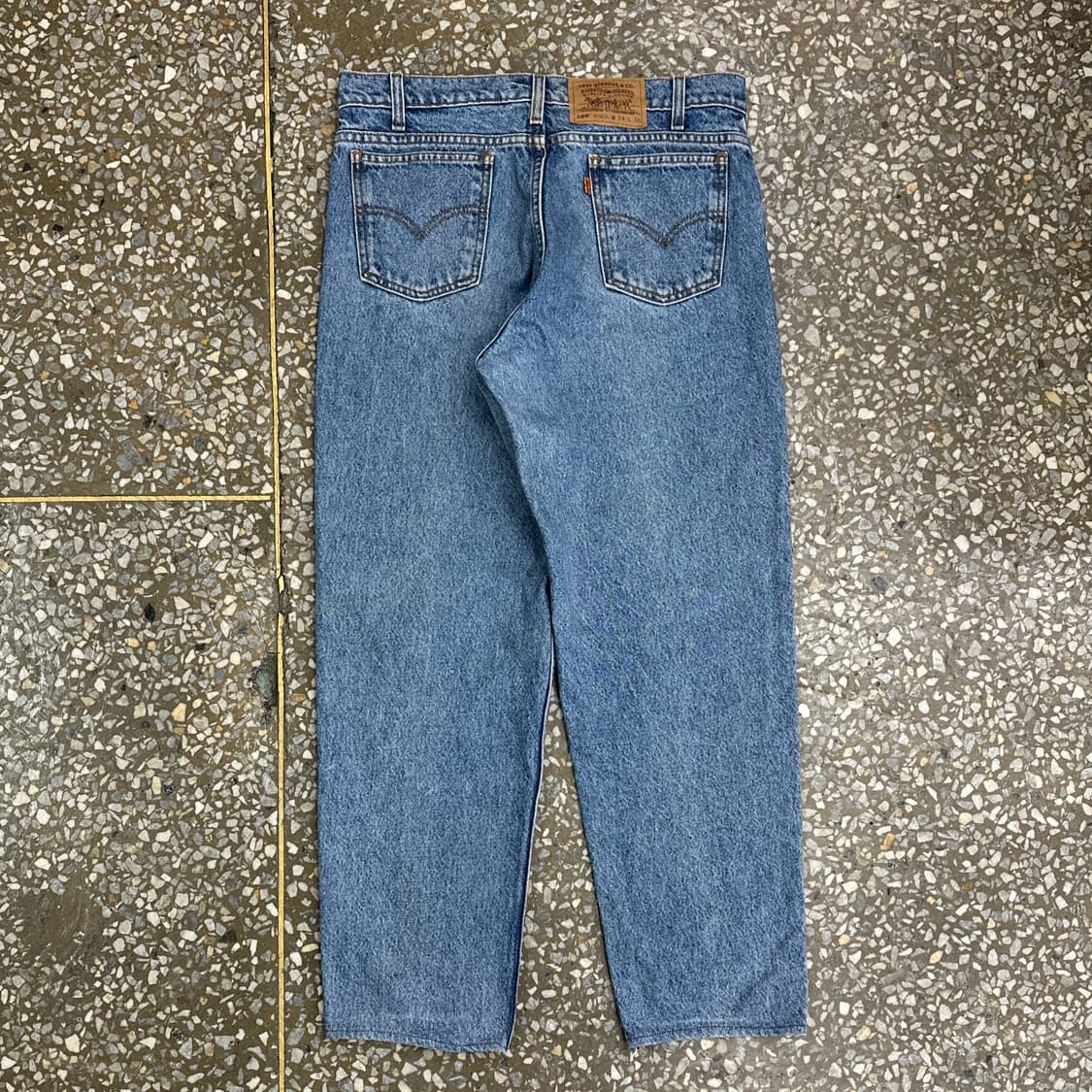 90s 리바이스 550 블루 진 데님 팬츠 34 상품이미지2