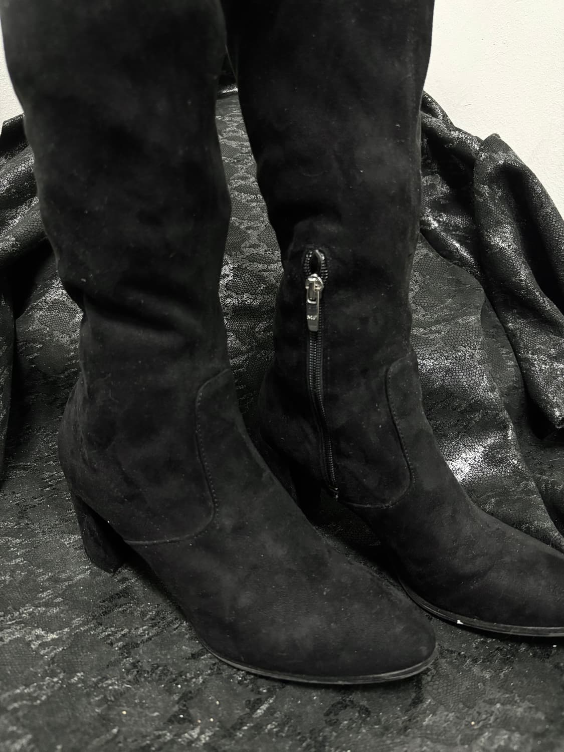 “Vintage” Y2K Mood Black Long Boots 상품이미지6