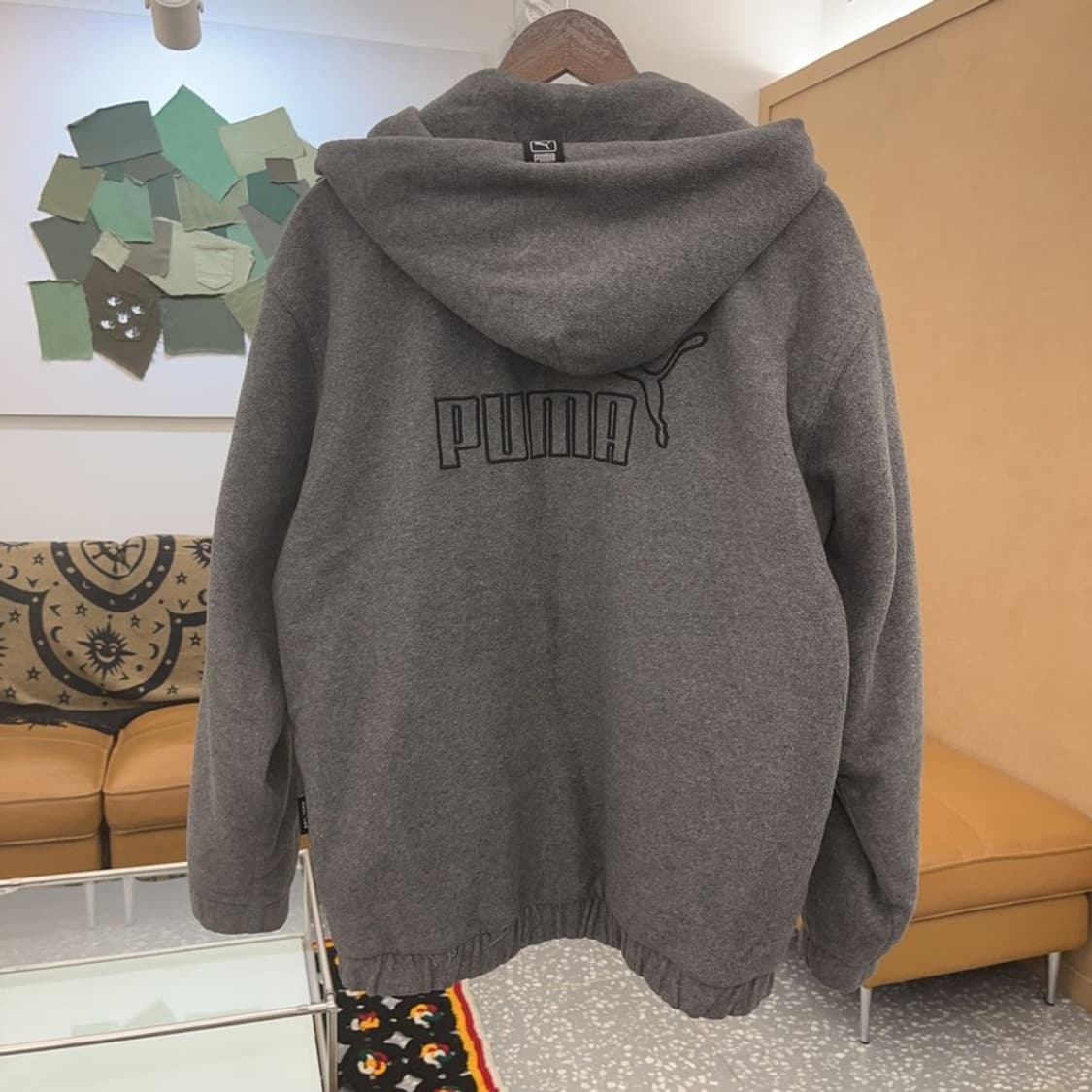 푸마 캐주얼 빈티지 후리스 후드집업 M C07590 상품이미지4