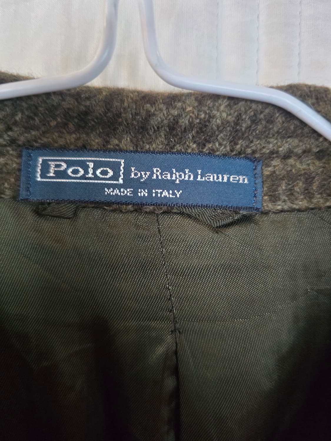 폴로  랄프로렌 체크 블레이저 이태리 모100프로 자켓 상품이미지3