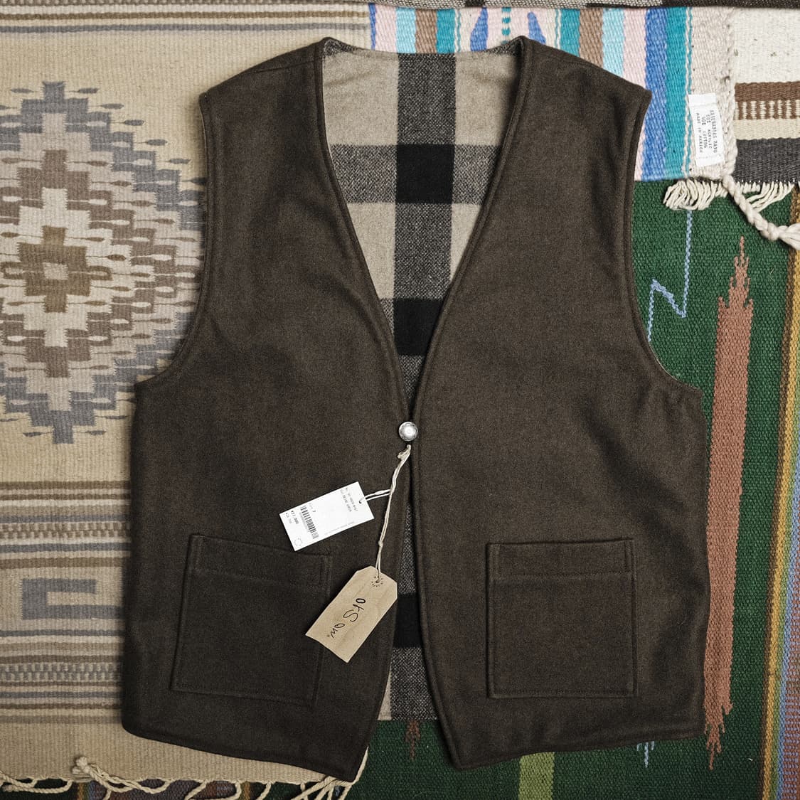 오어슬로우 리버서블 울 멜튼 베스트 2사이즈 상품이미지1