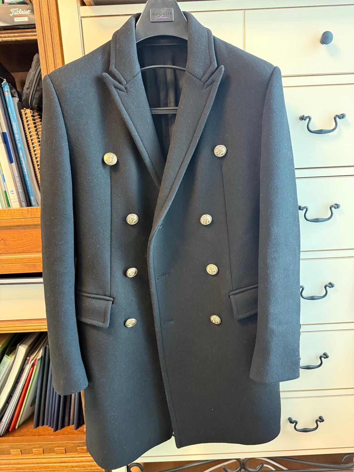 시스템옴므 금장 시로랑 더블코트 100사이즈 상품이미지1