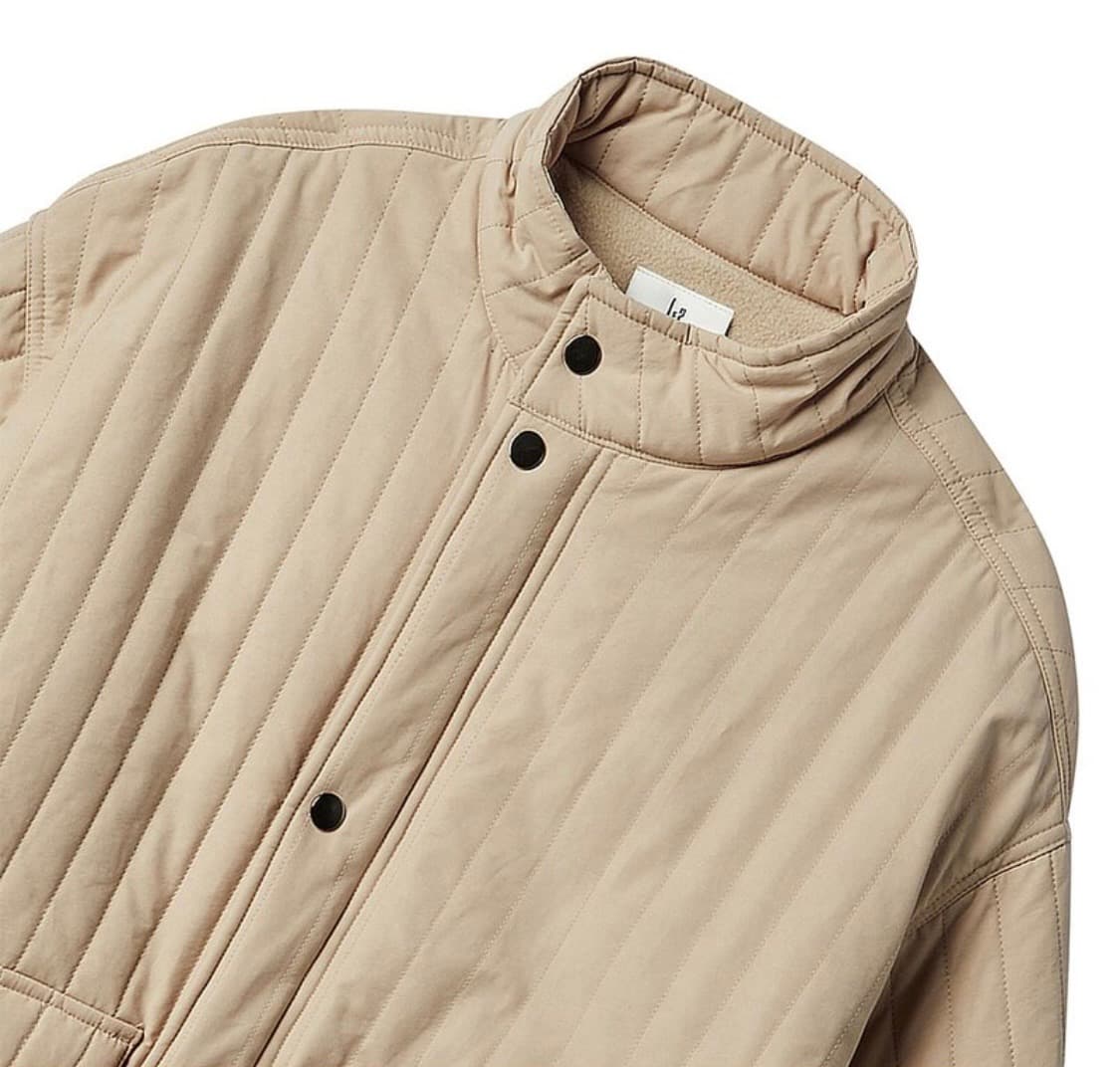 레투 Le2 오버 퀼팅 자켓 베이지 S 상품이미지6