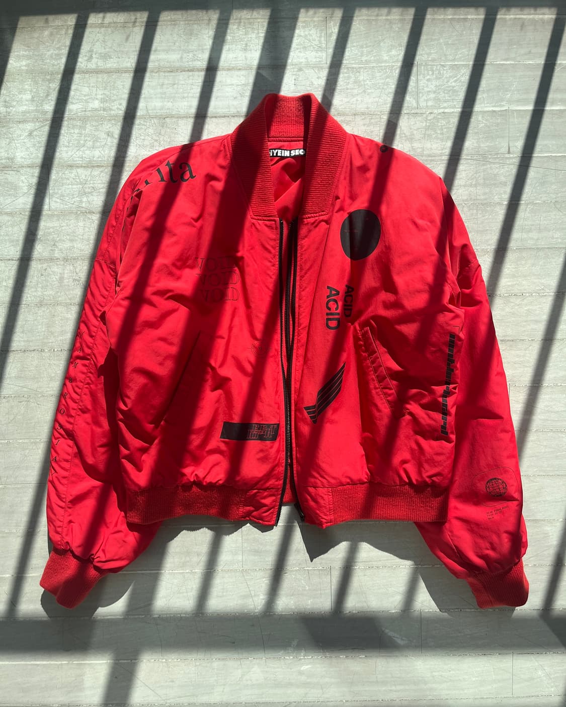 혜인서 멀티지퍼 봄버 레드 [3] 상품이미지2