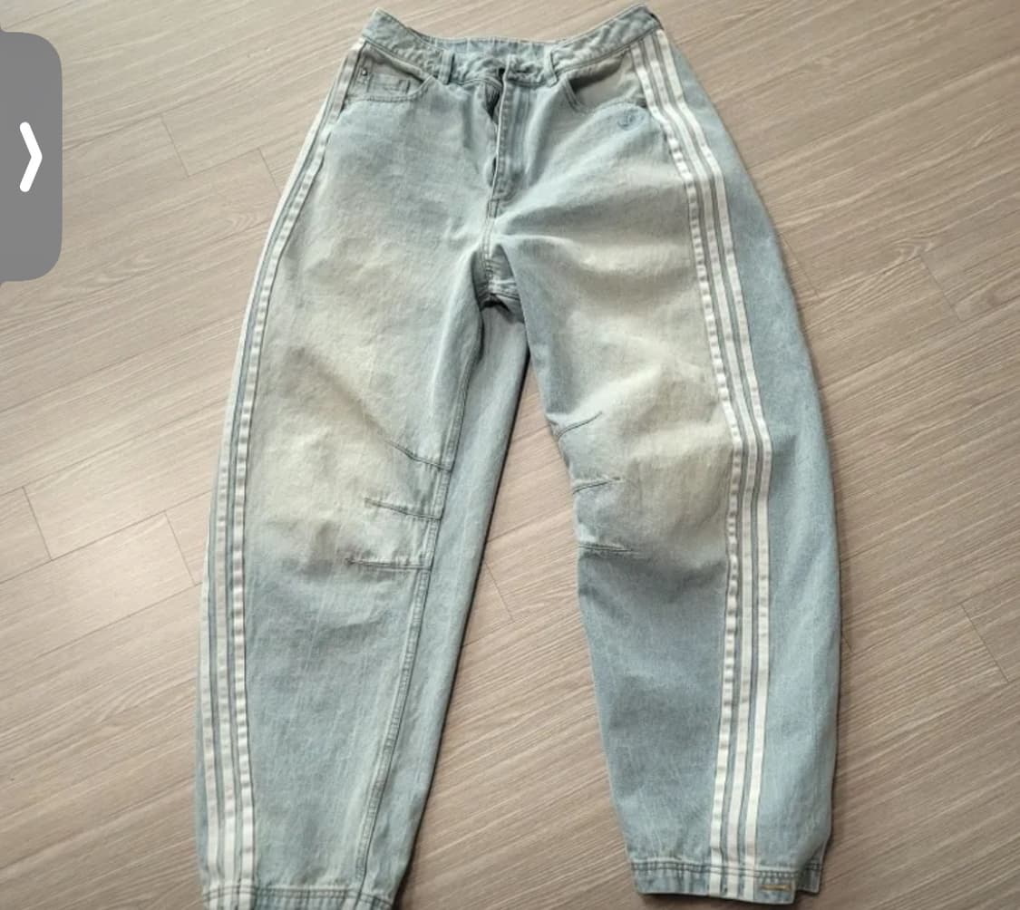 ADILENIUM 3 바나나 워시드 데님 팬츠 - 라이트데님 / JX92 상품이미지3