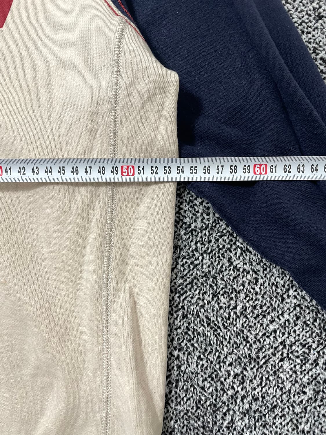 빈티지9. 아디다스 오리지널스 트레포일 로고 맨투맨 네이비 레드 Y2K 상품이미지5