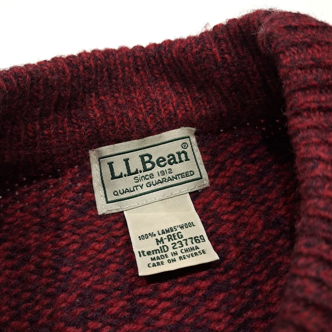 CL069 M 엘엘빈 램스울 크루넥 니트 상품이미지3