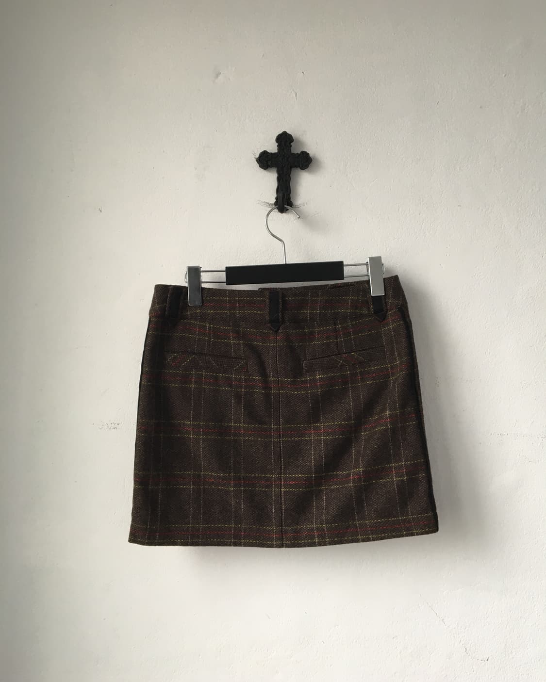 Check pattern mini skirt 상품이미지2