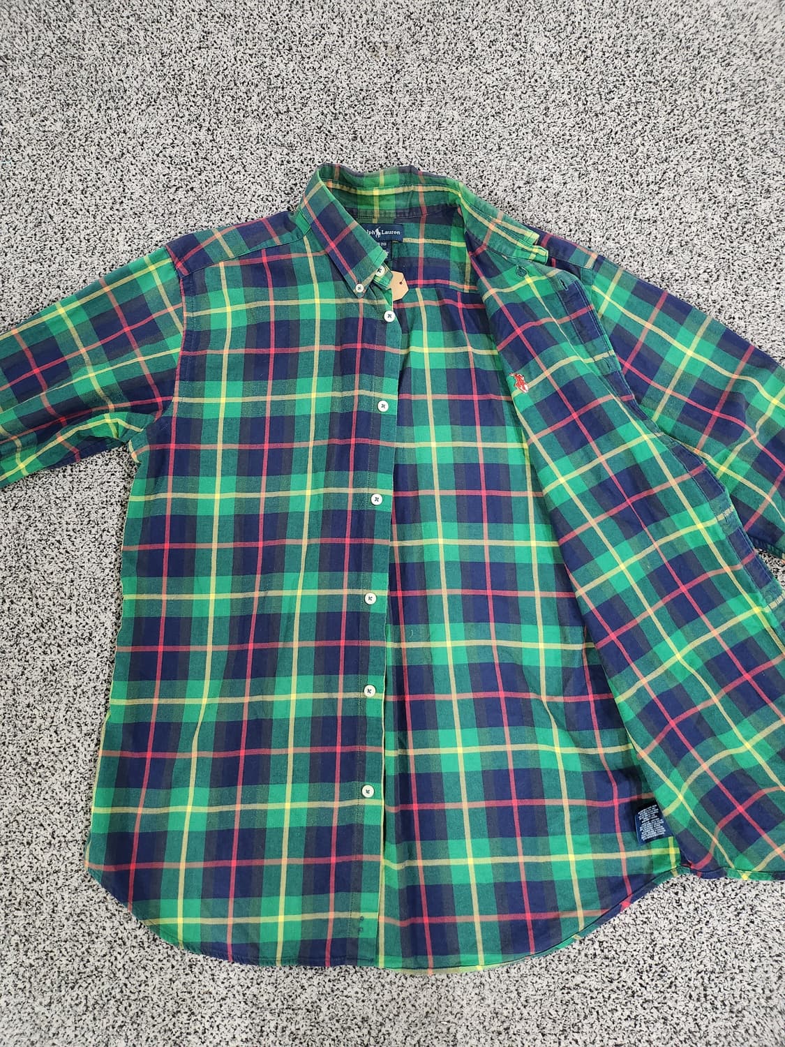 **폴로 랄프 로렌(Polo Ralph Lauren) 체크 셔츠 ​-XL 상품이미지3