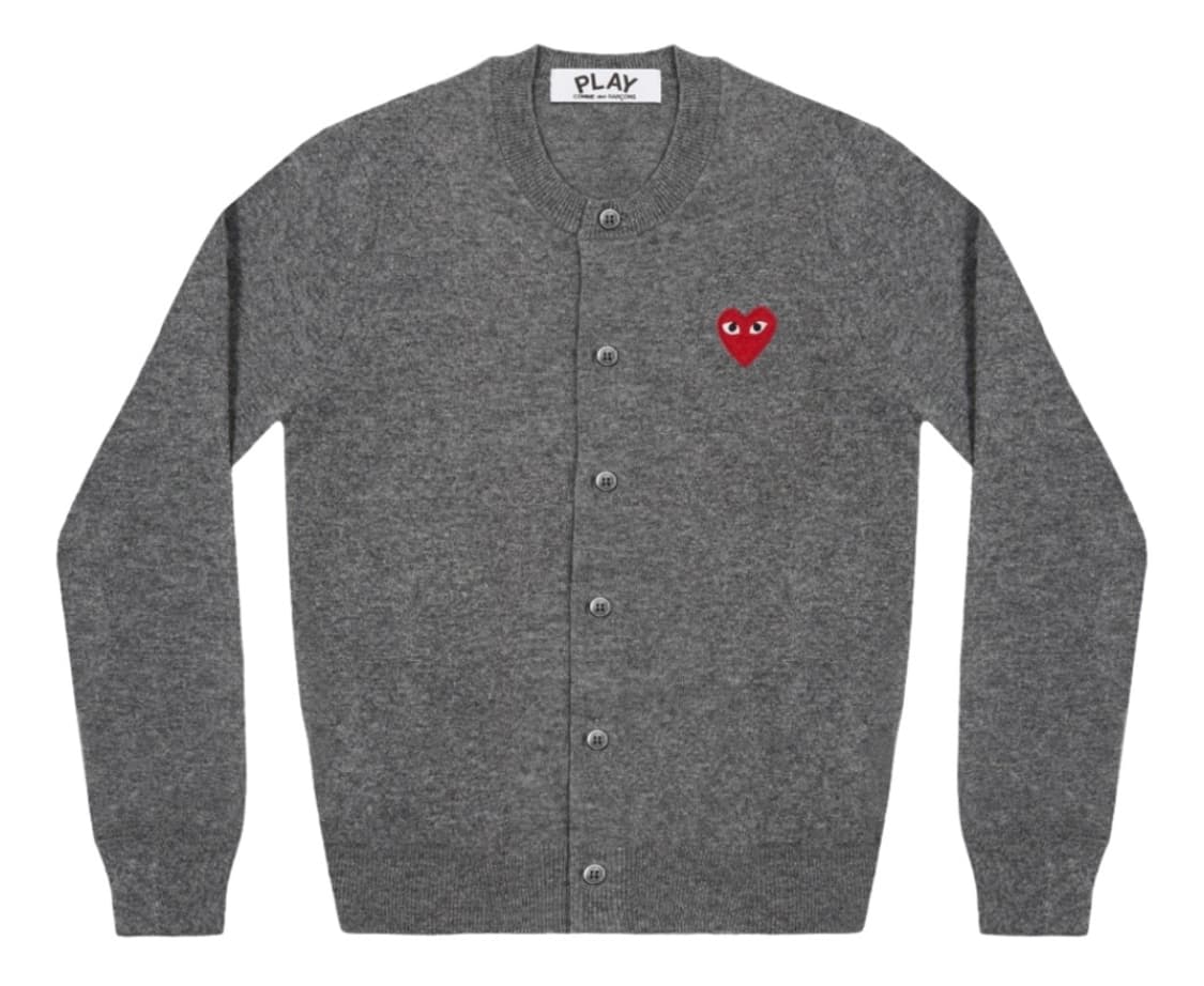 국내배송 새상품 / 꼼데가르송 여성 U넥 울가디건 상품이미지2