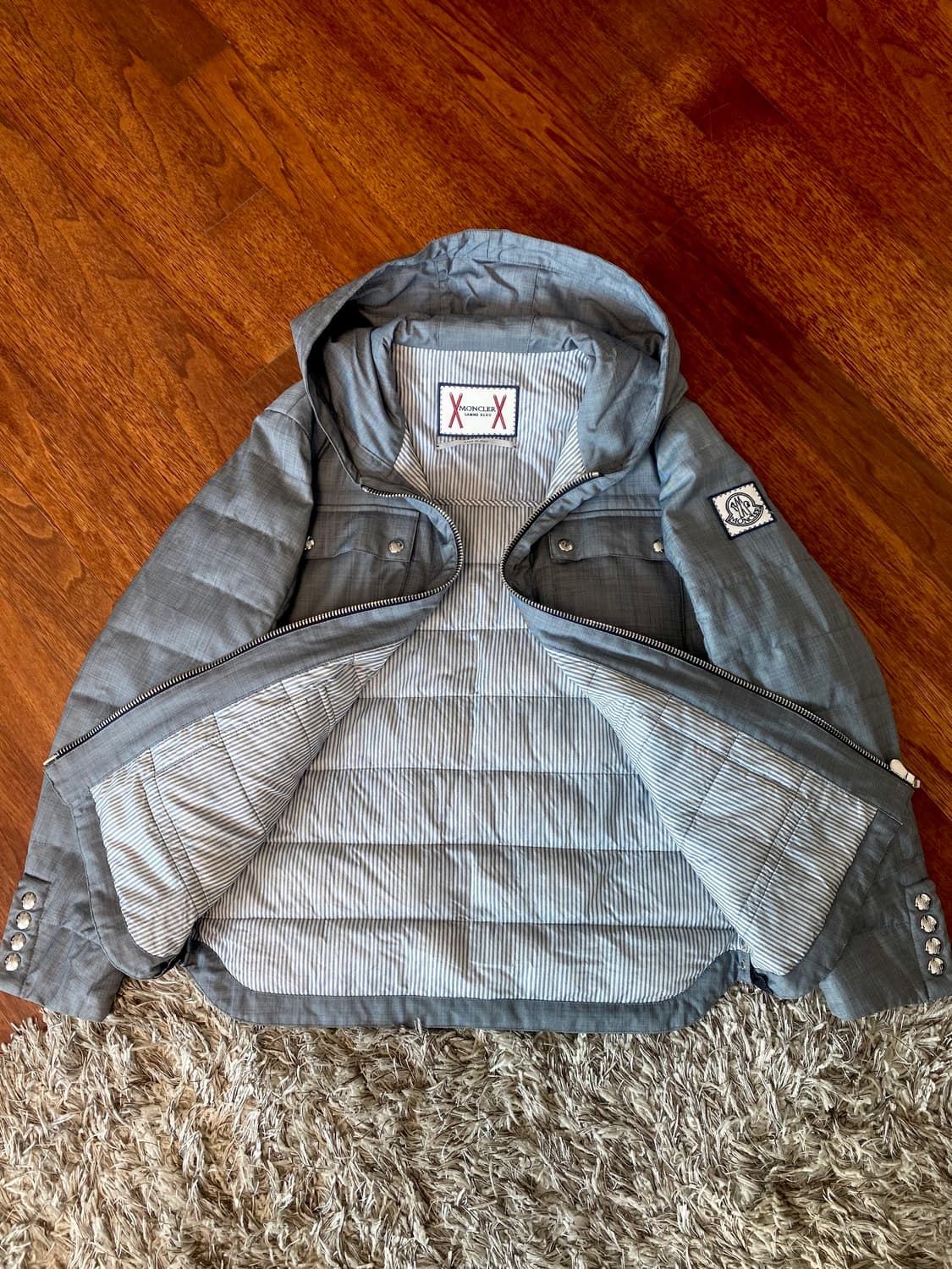 몽클레어 감마블루 울후드 패딩자켓 (95사이즈) 상품이미지6