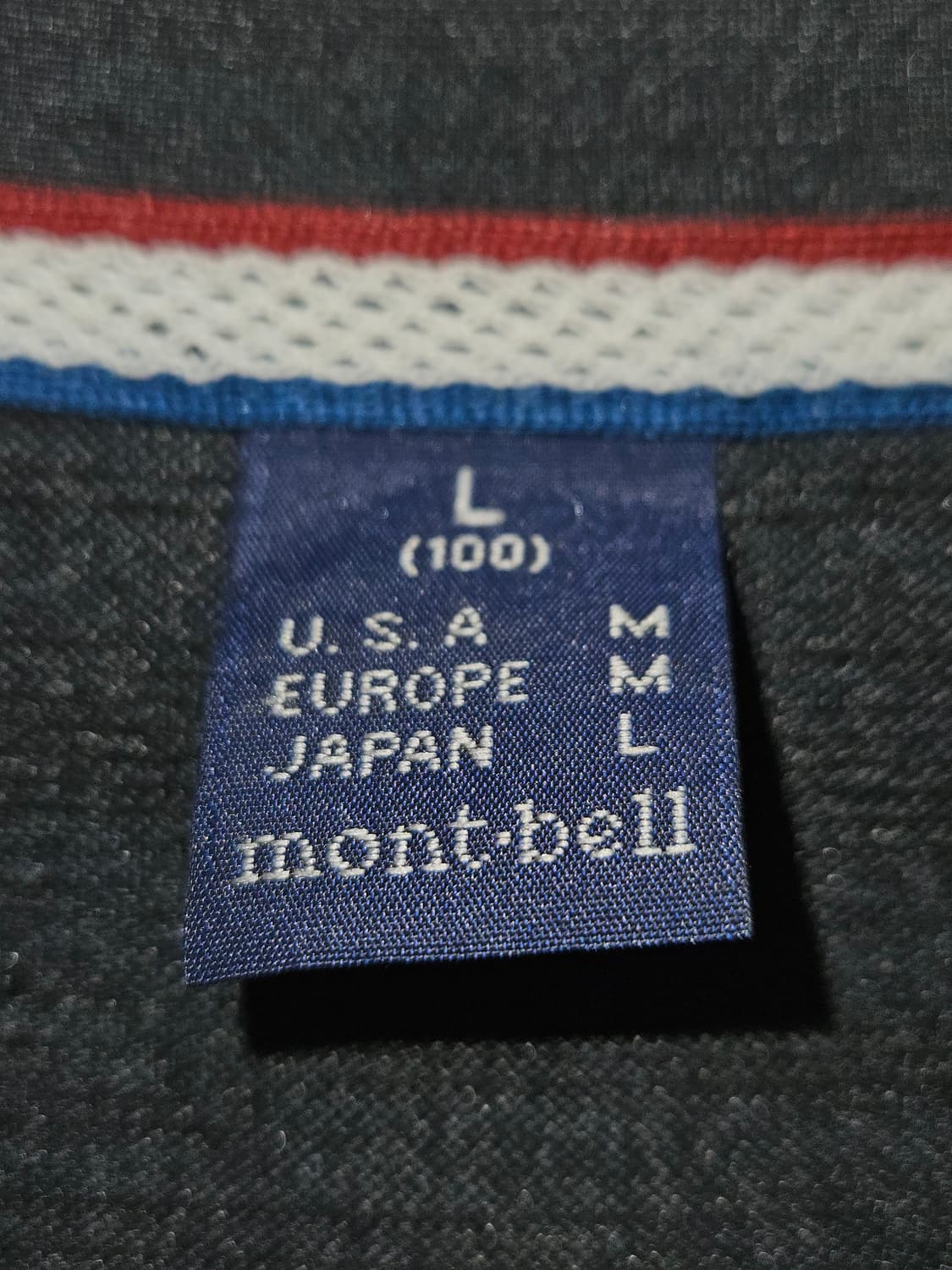 몽벨 montbell 헨리넥 긴팔티셔츠 기능성 롱슬리브 L 거의 새상품 상품이미지4