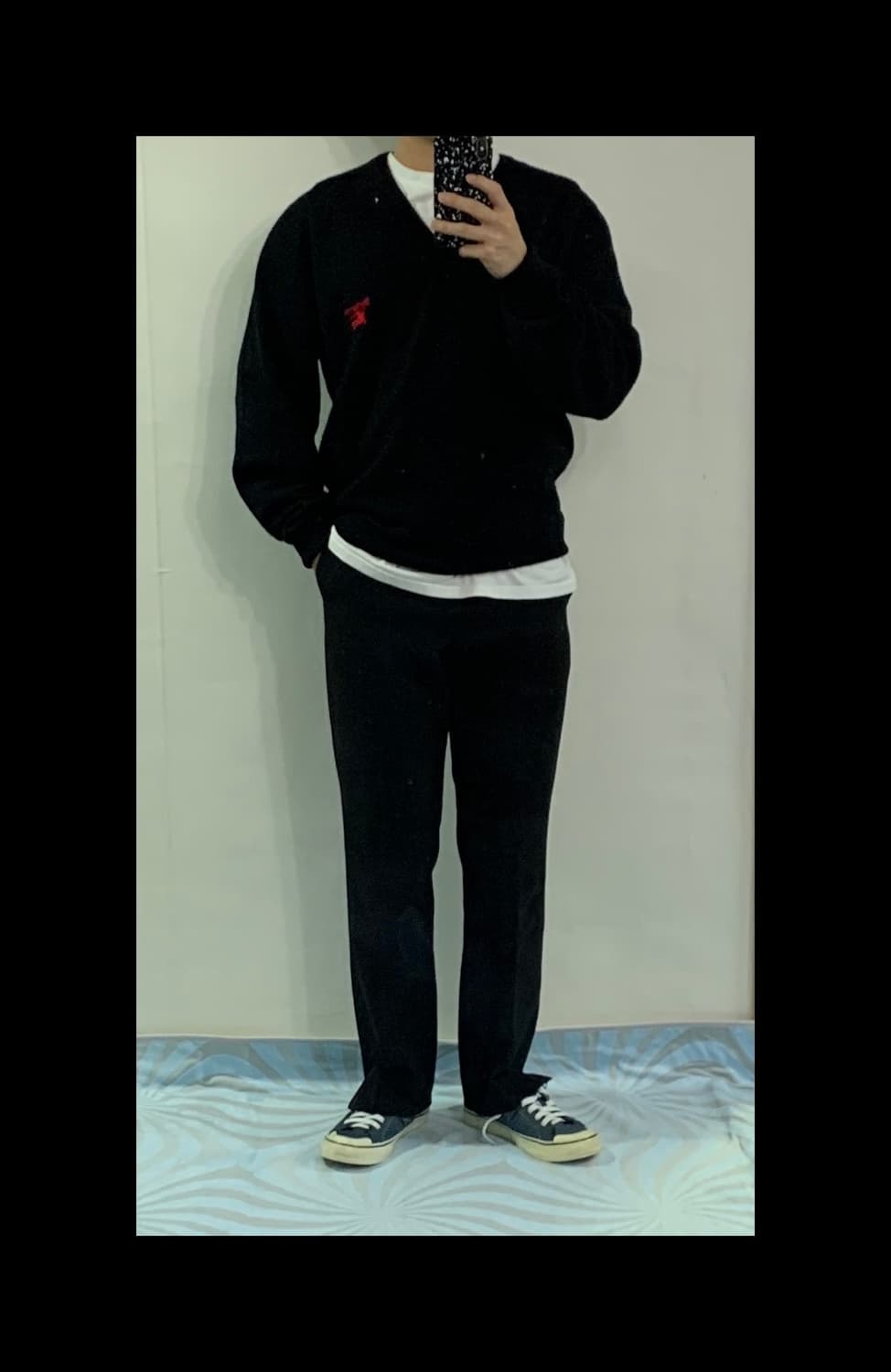 버버리 블랙 렘스울니트(정품) 상품이미지2