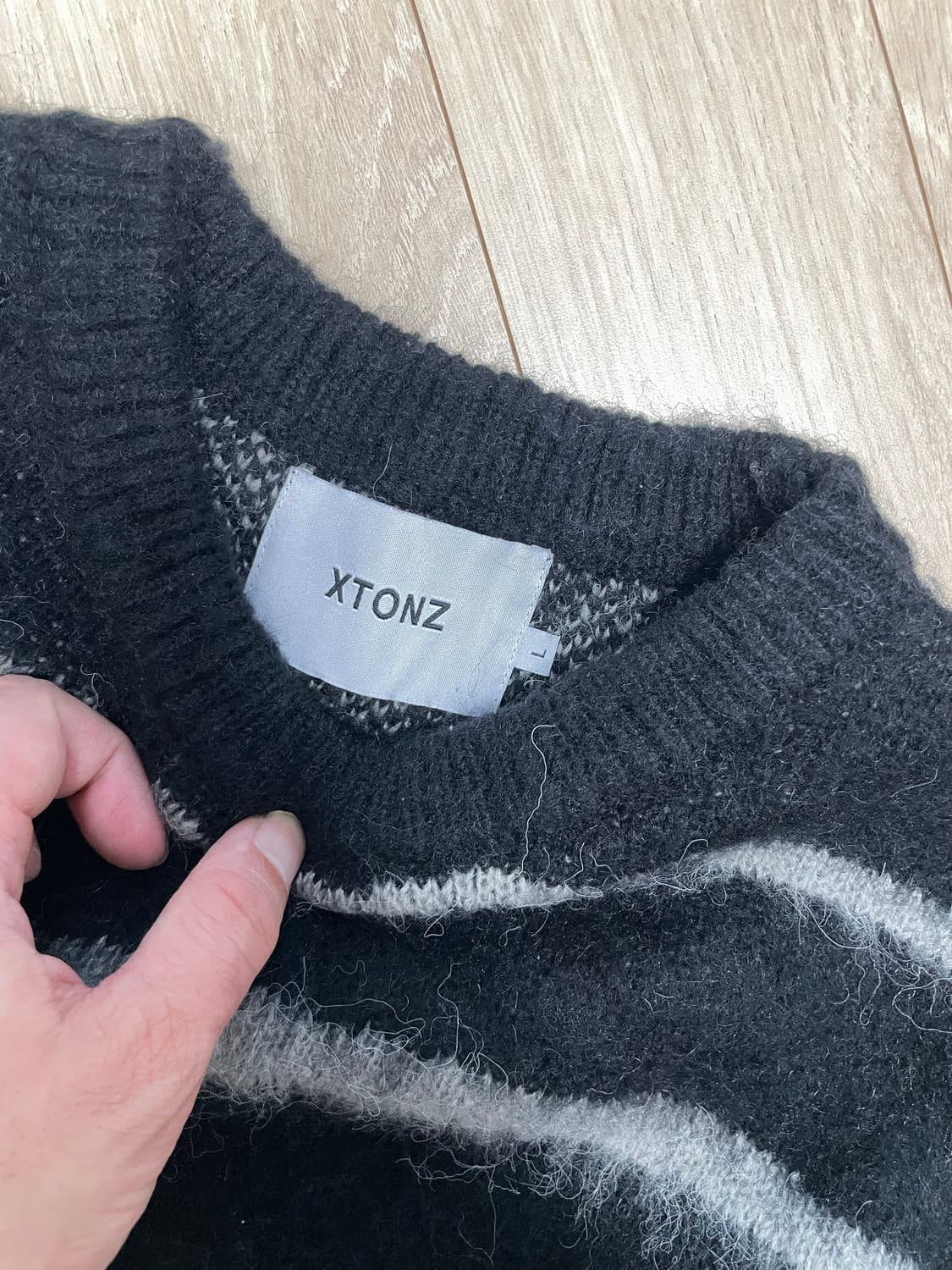 엑스톤즈 모헤어 니트 (L) 상품이미지6