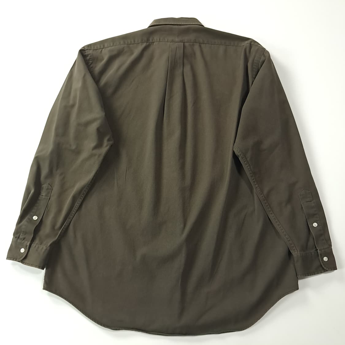 CK266 L 폴로 90s 미국판 다크 올리브 셔츠 남방 상품이미지6