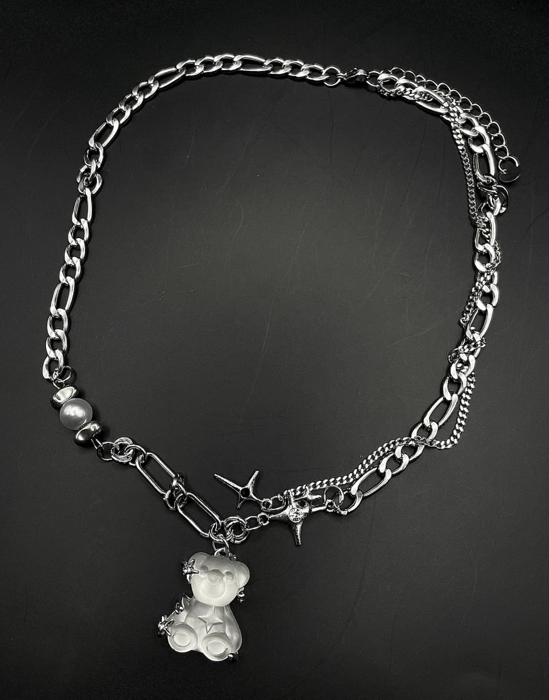 pcr053 Nerd teddy bear necklace 상품이미지8