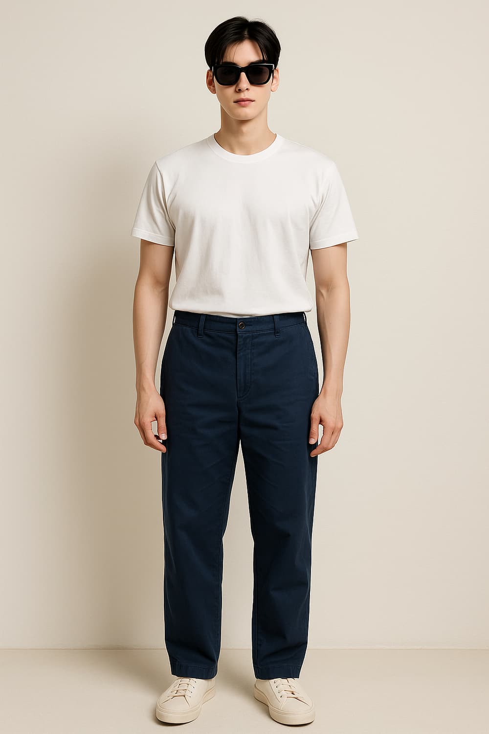 폴로랄프로렌. 남자 네이비 코튼 팬츠_38 상품이미지1