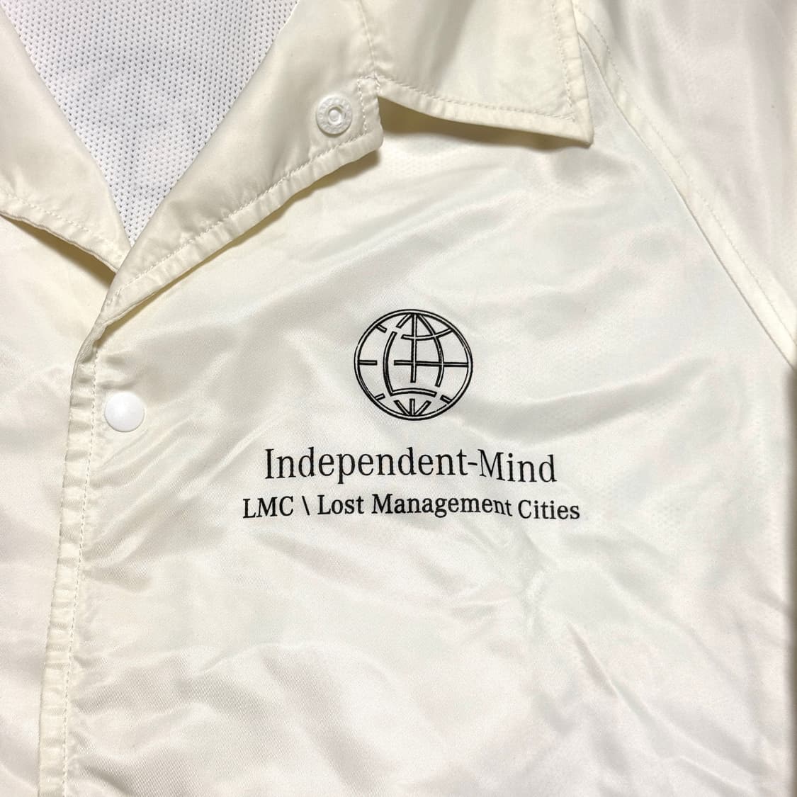 LMC 화이트 코치 자켓 L 상품이미지4