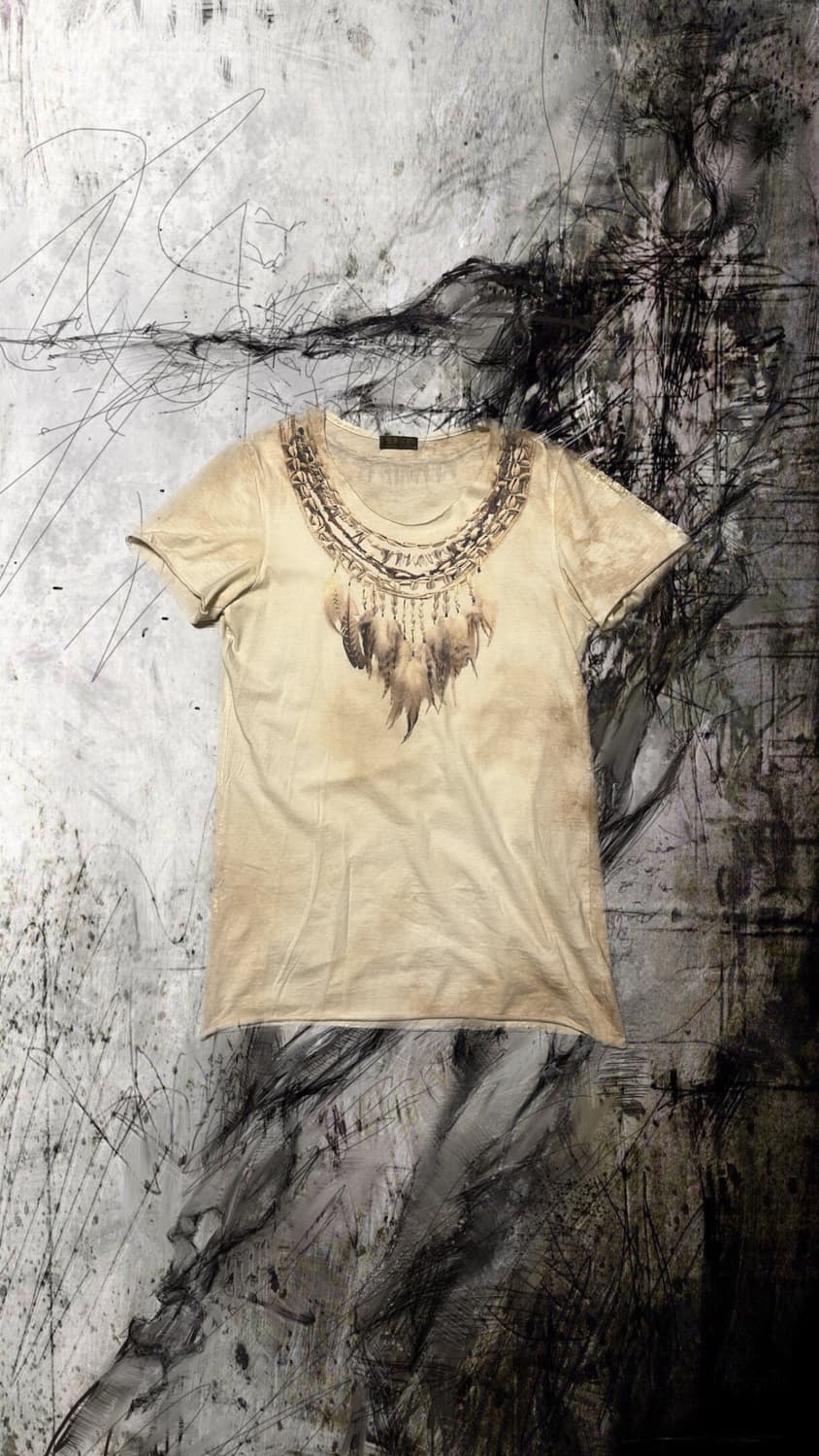 G.O.A 00s archive feather top 상품이미지1