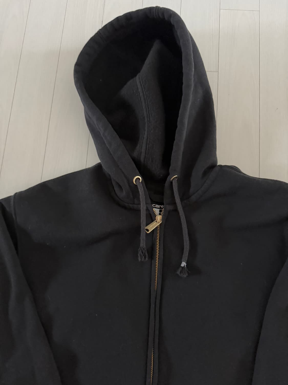 칼하트 루즈핏 검정 후드집업  상품이미지2