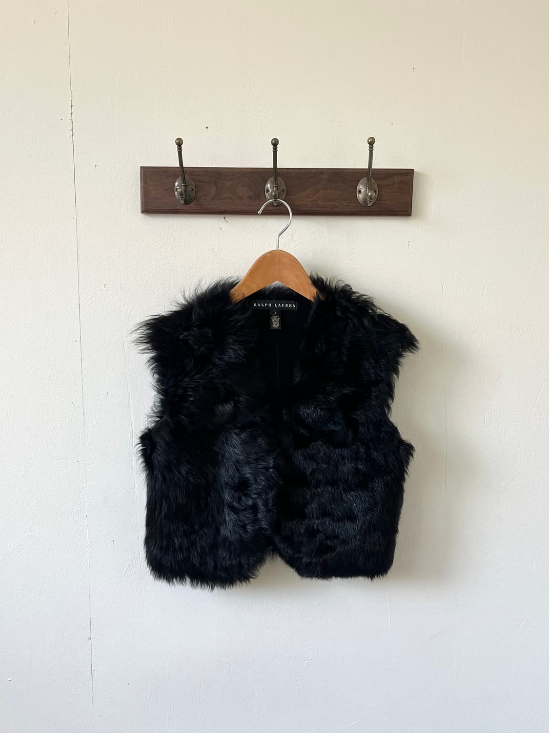 Polo 랄프로렌 블랙라벨 양털 베스트 상품이미지1