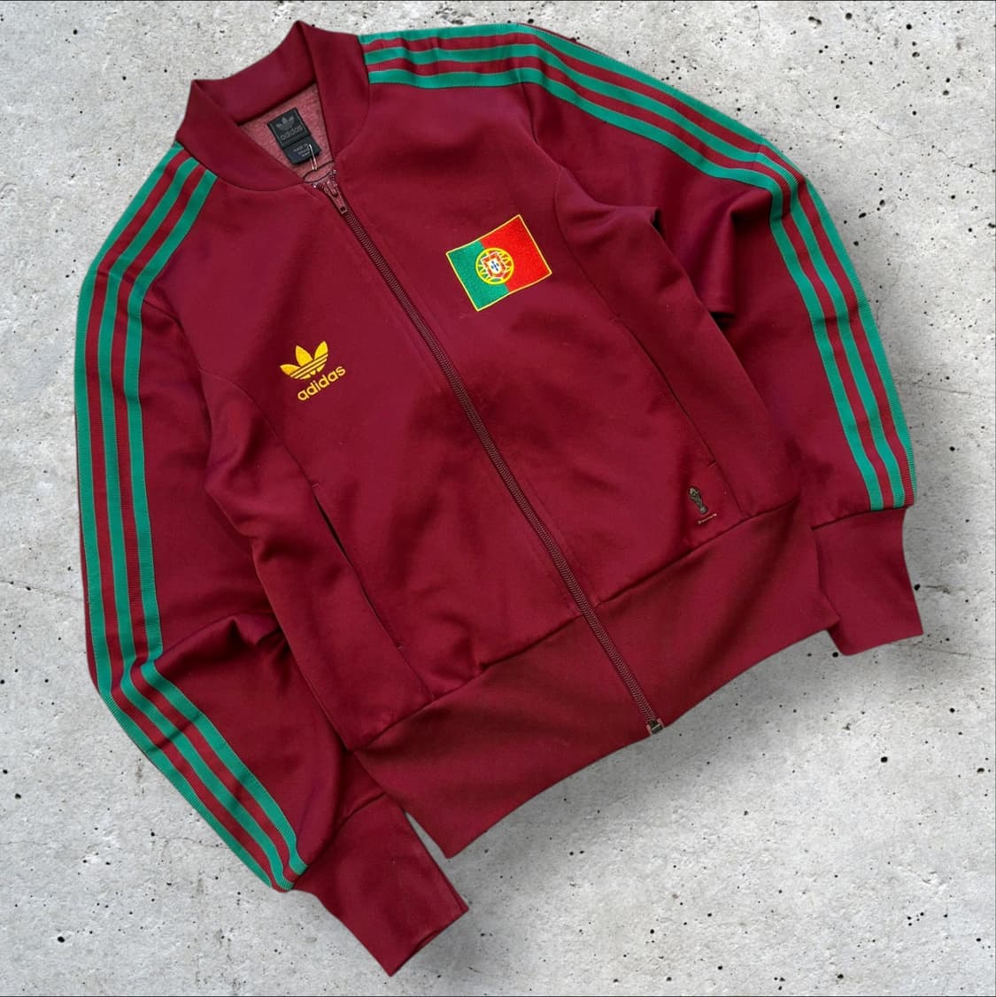 [90] 00s 아디다스 포르투갈 트랙탑 져지 버건디 B917 상품이미지1
