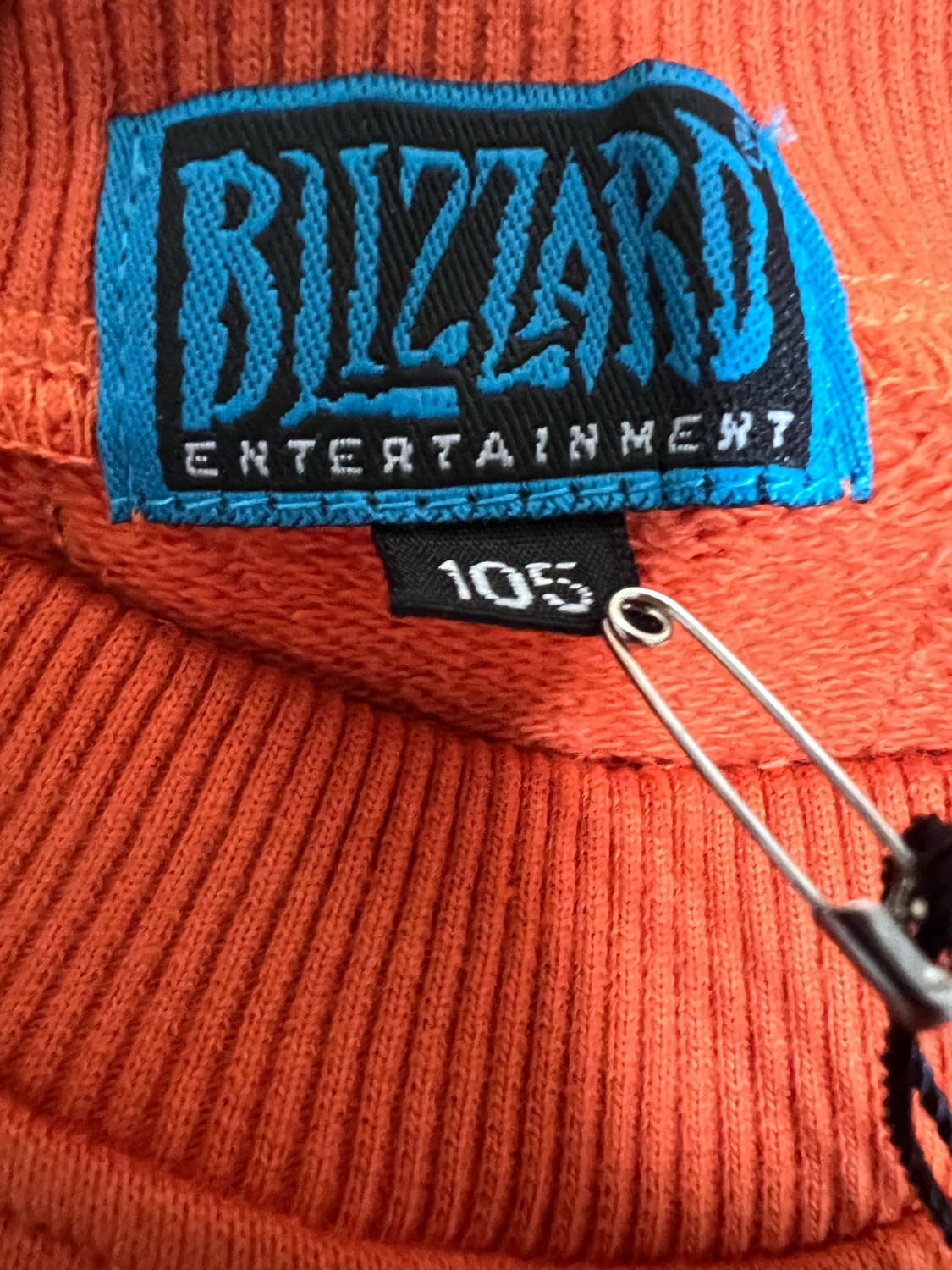 블리자드 blizard 프로모션 오렌지 스웻셔츠 맨투맨 상품이미지3