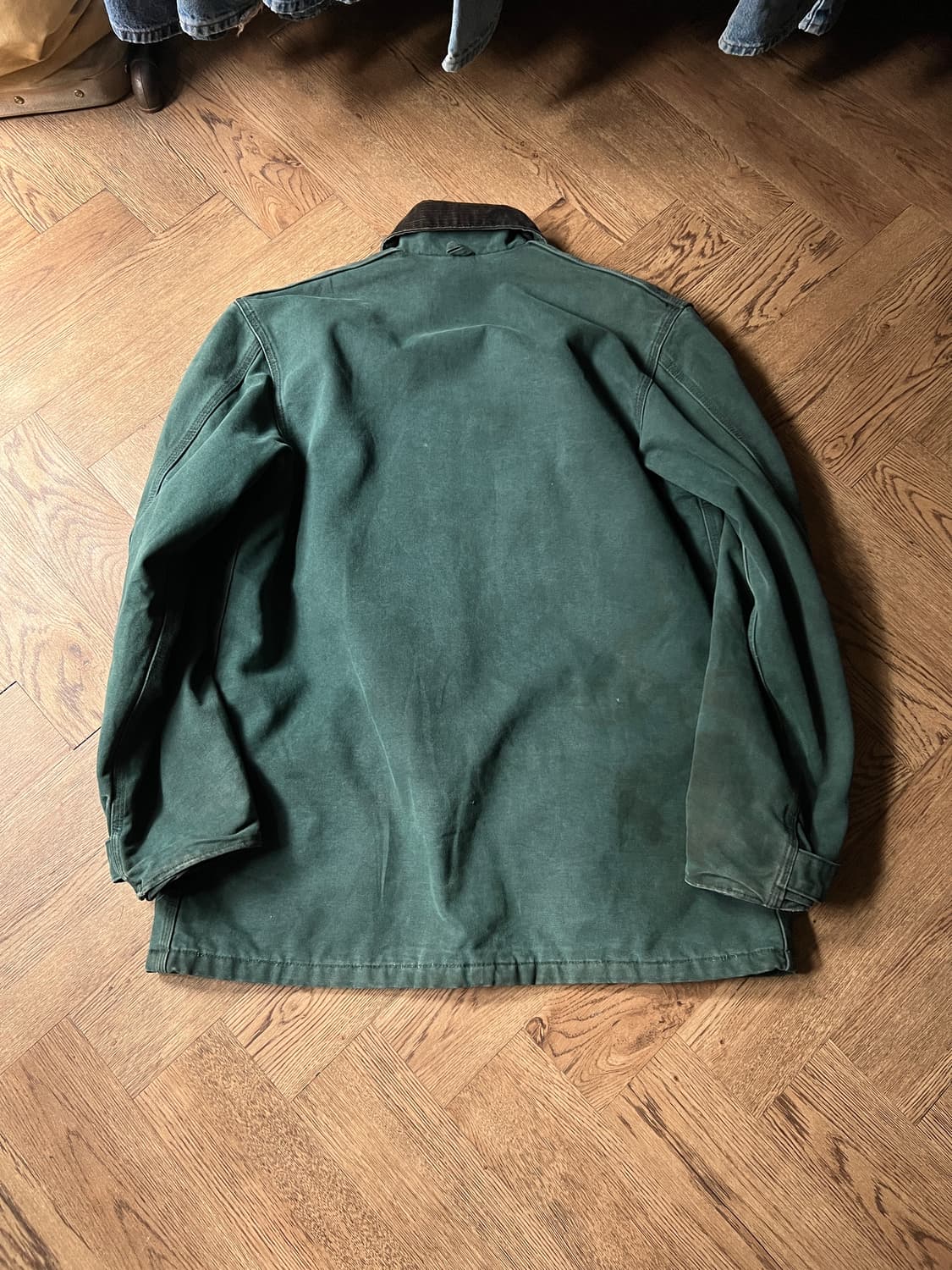 [L]칼하트 USA 헌터그린 캔버스 워크자켓 상품이미지7