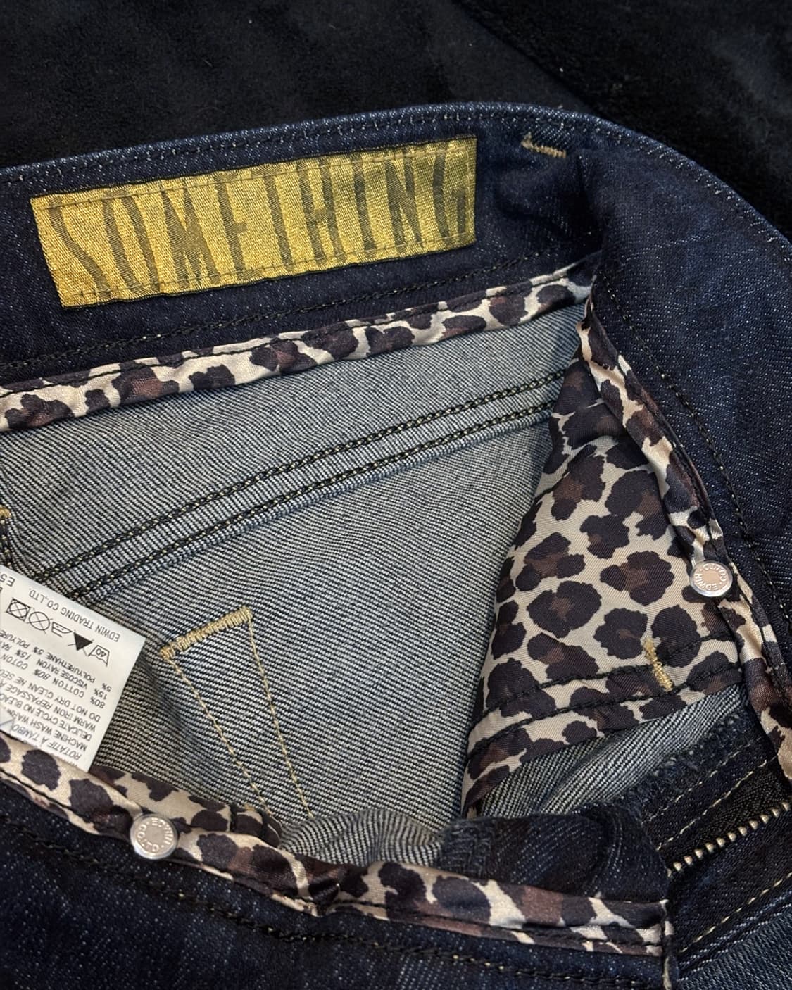 일본빈티지 썸씽 부츠컷 데님 상품이미지4