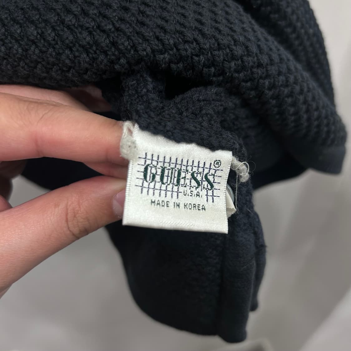 게스 아메리칸 오버핏 와플 헨리넥 롱슬리브 상품이미지4