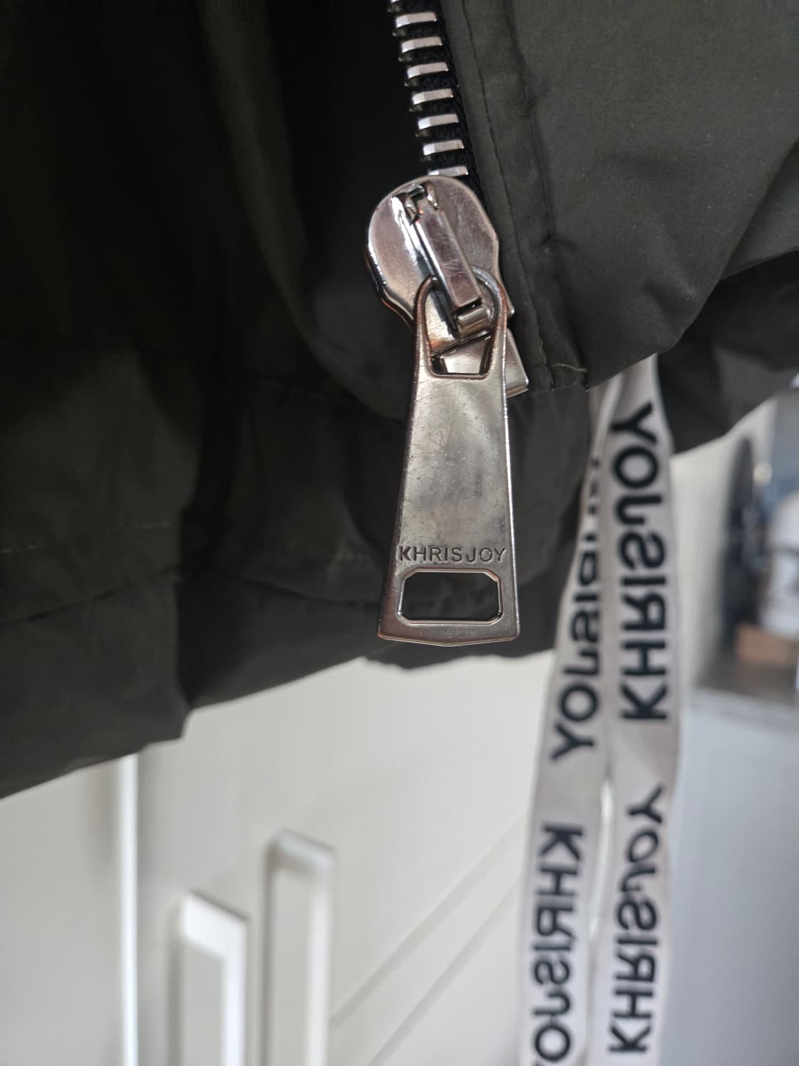 크리스조이 패딩 S 카키 상품이미지6