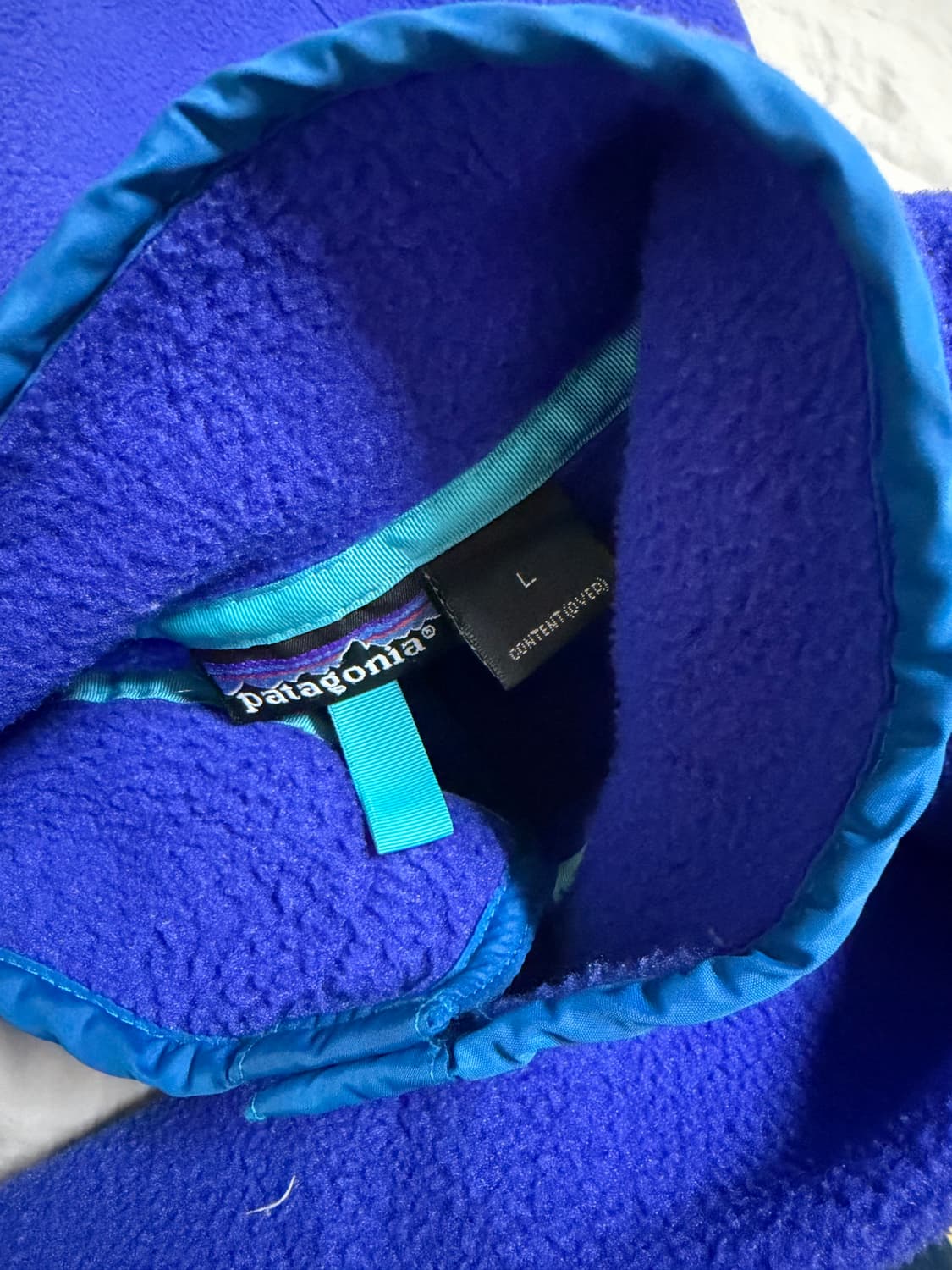 L] 파타고니아 신칠라 블루 1992년식 빈티지 상품이미지6