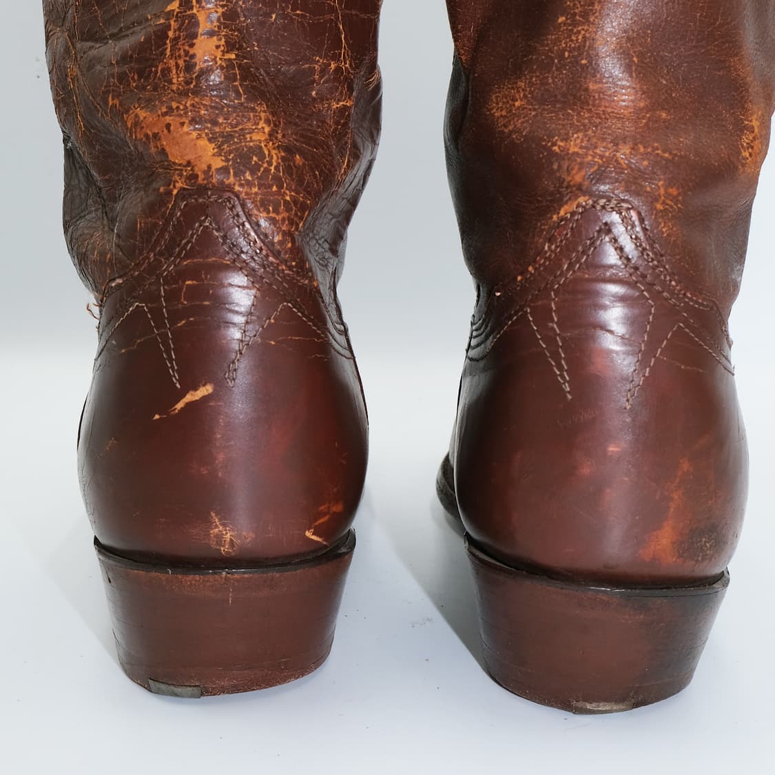 빈티지 토니 라마 웨스턴 레더 부츠 10.5B (270-275) BT 상품이미지8