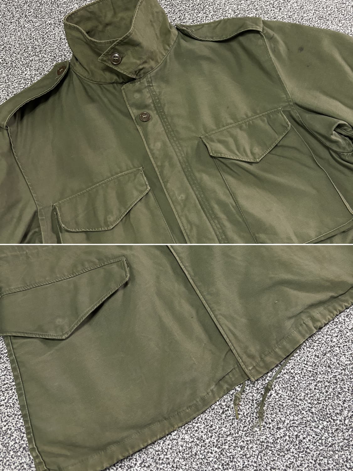 50s 오리지널 M51 필드자켓 초기형 M-R 상품이미지6