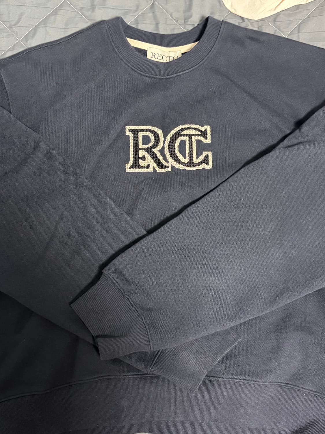[OS] 렉토 RC 클래식 스웻셔츠 맨투맨 네이비 상품이미지1