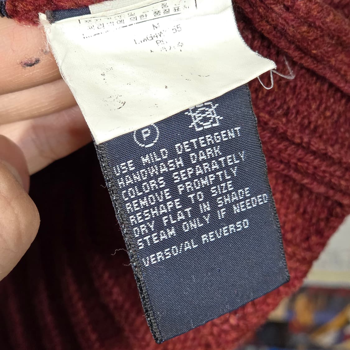 타미힐피거 노르딕 패턴 반집업 니트 상품이미지10