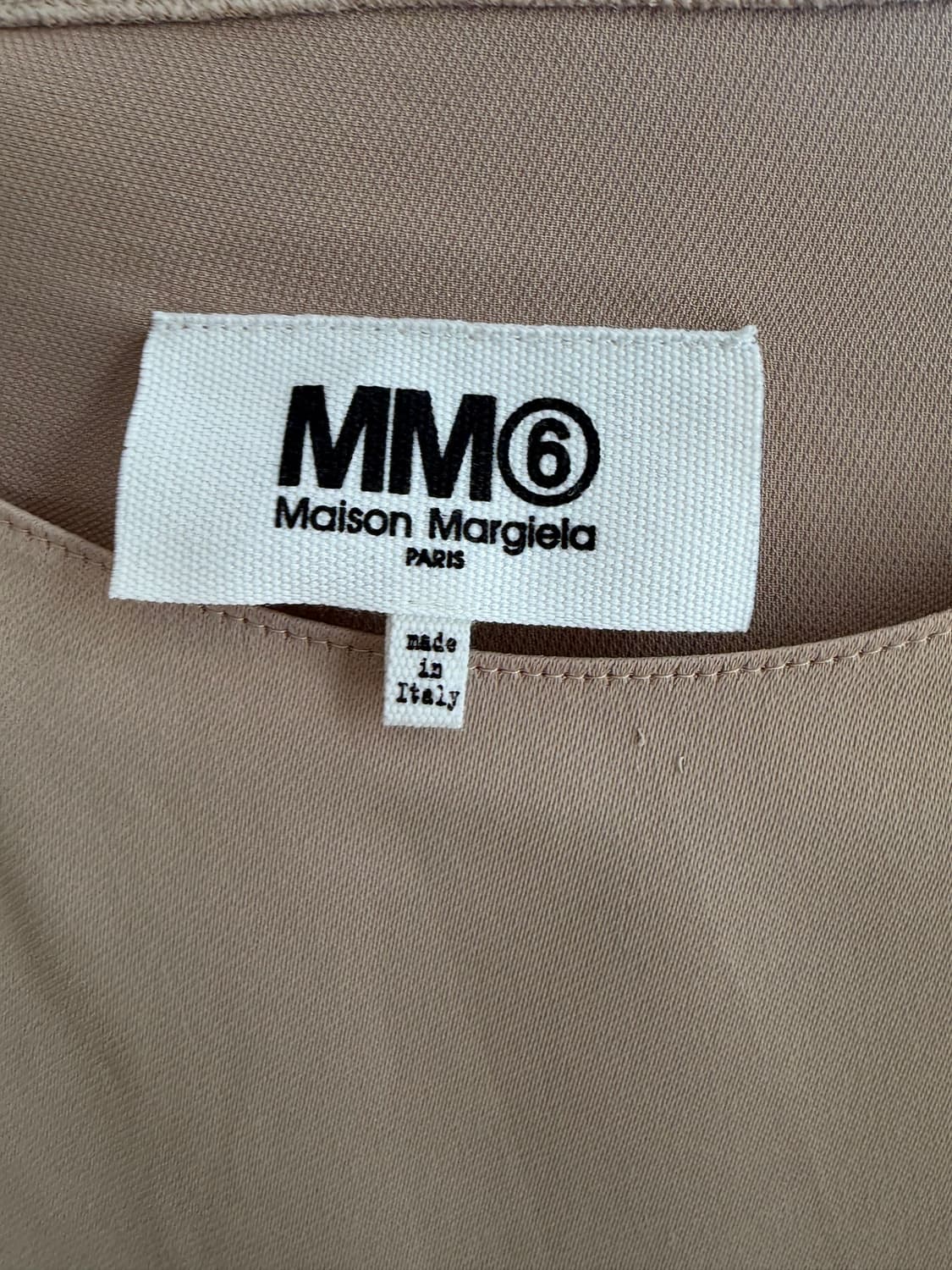 MM6 메종 마르지엘라 베이지 블라우스 상품이미지2