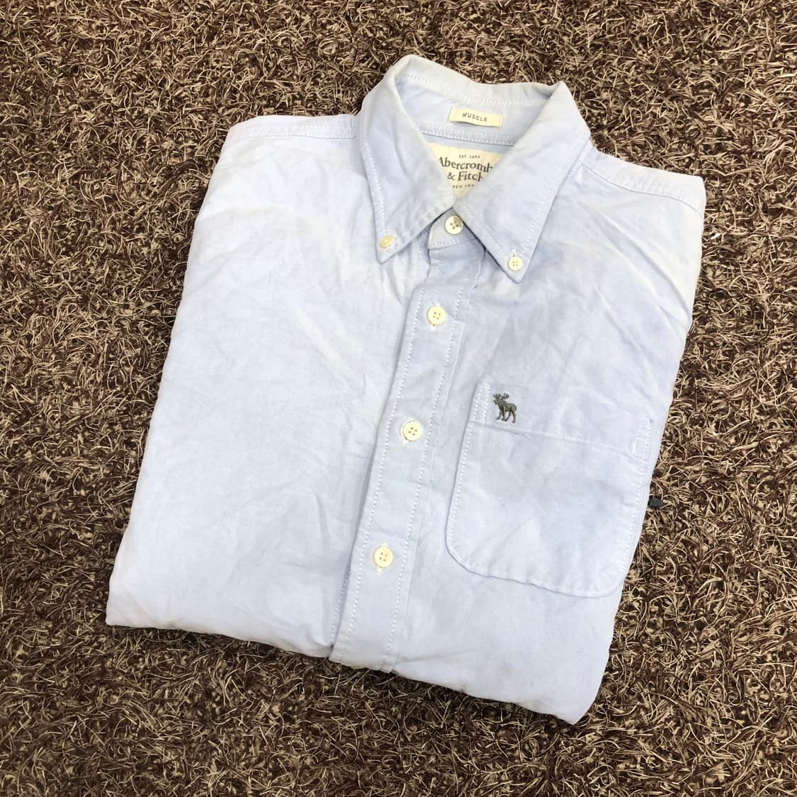 아베크롬비 연하늘 셔츠 상품이미지1