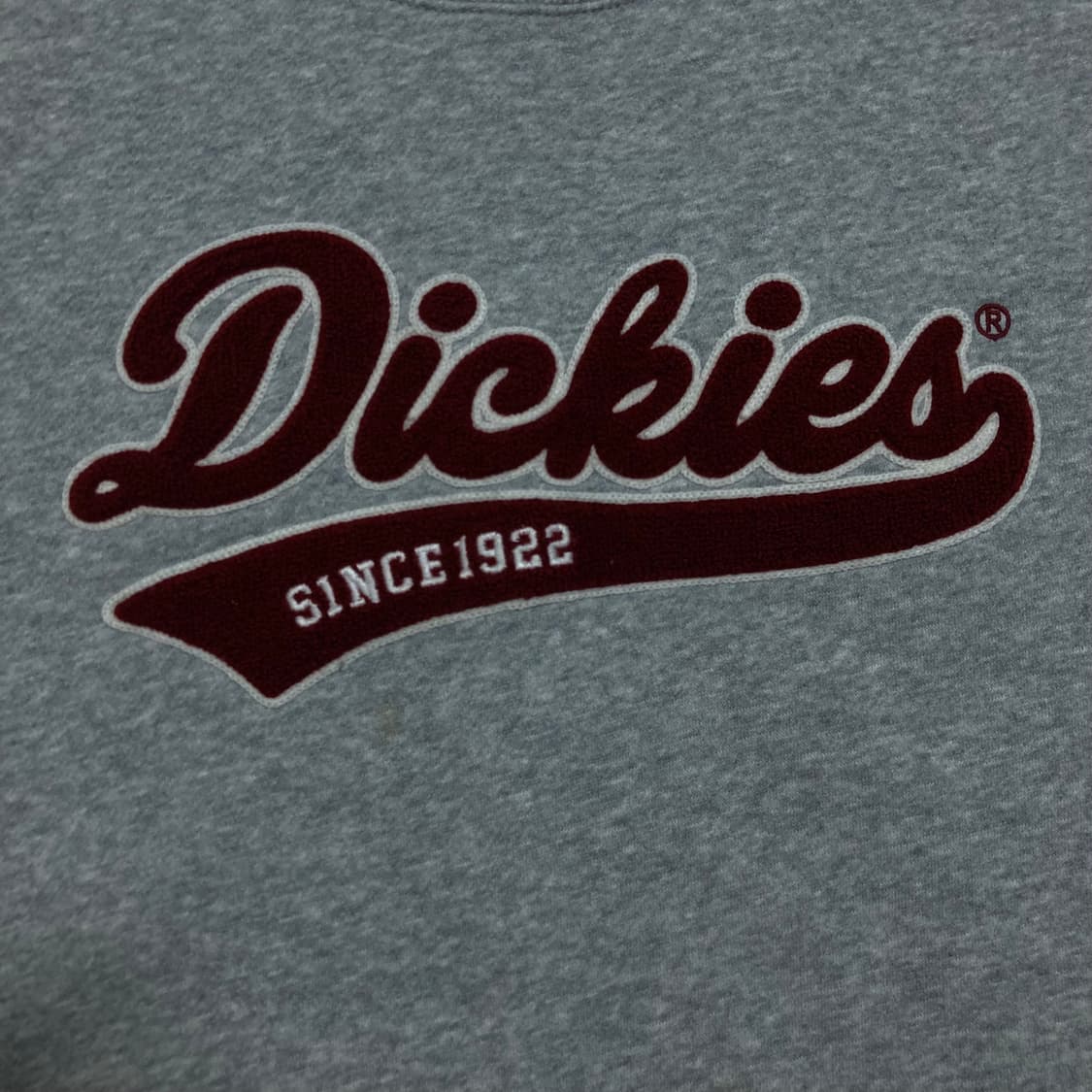 디키즈 스펠아웃 빅로고 그레이 맨투맨 상품이미지2