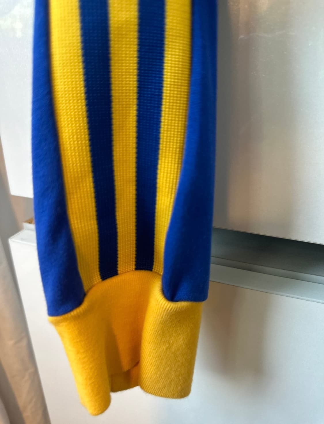 아디다스 아디컬러 긴팔 크롭티 블루/옐로우 상품이미지5