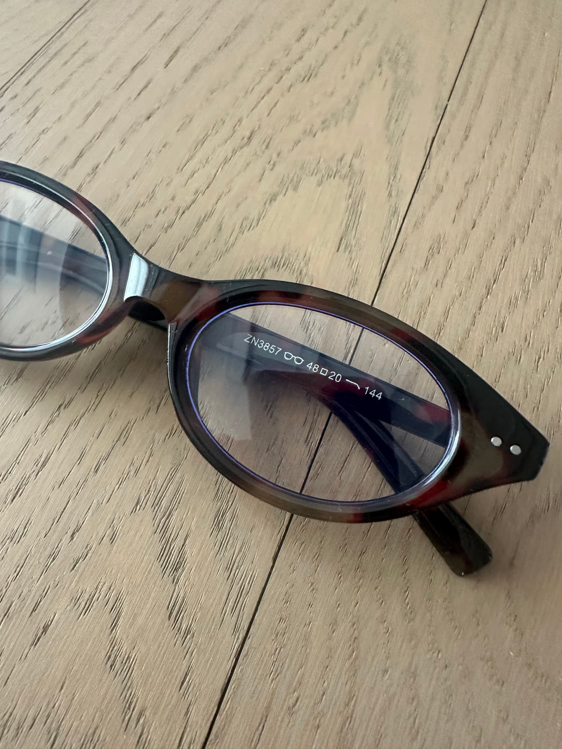 레트로 안경테(호피) 상품이미지3