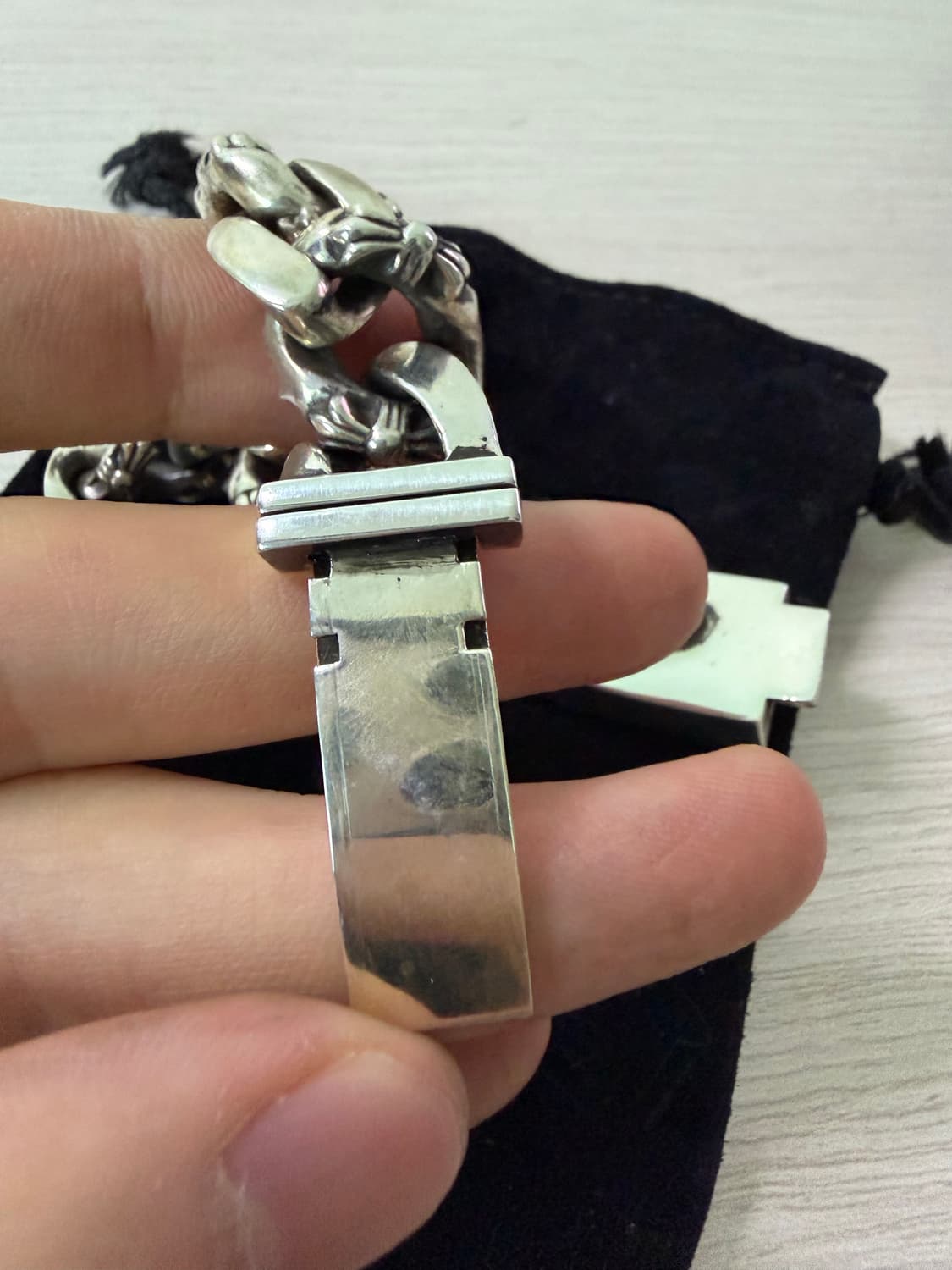 크롬하츠 대거 ID 팬시 팔찌 15링크 상품이미지7