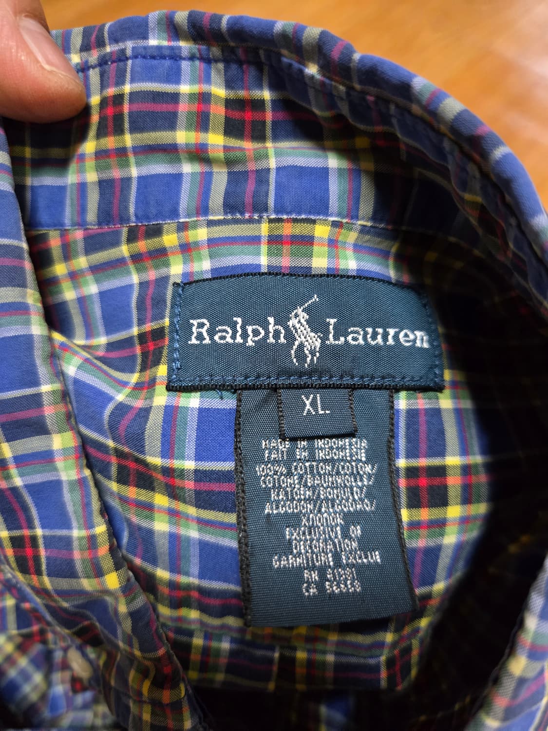 폴로 랄프로렌 여성 체크 셔츠 상품이미지6